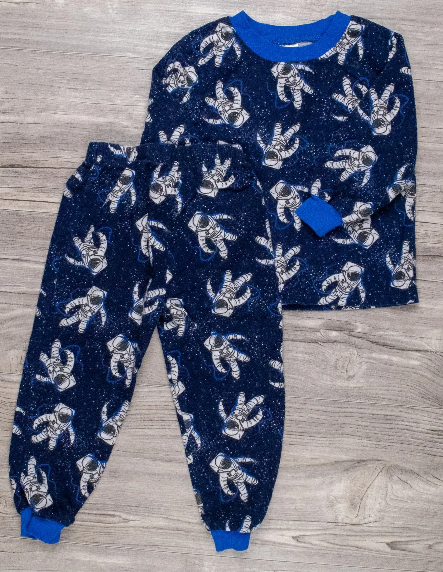 BOY SIZE 2 YEARS - GEORGE, 2 Piece Flannel Pajama Set EUC B14