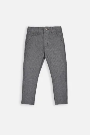 BOYS COTTON PANT - CHARCOAL