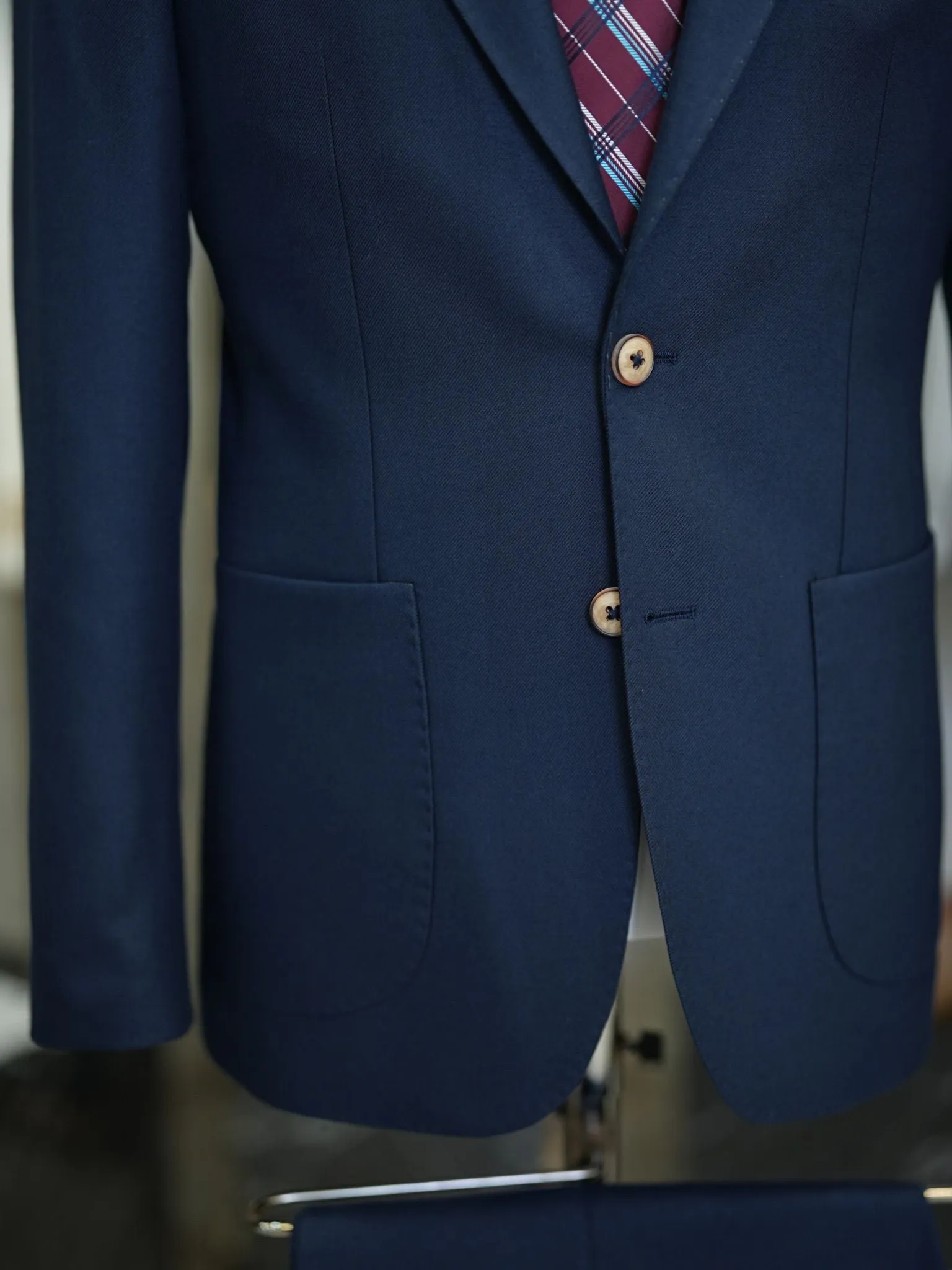 Brabion Vicenza Navy Blue Slim Fit Suit - The Perfect Choice for Any Occasion