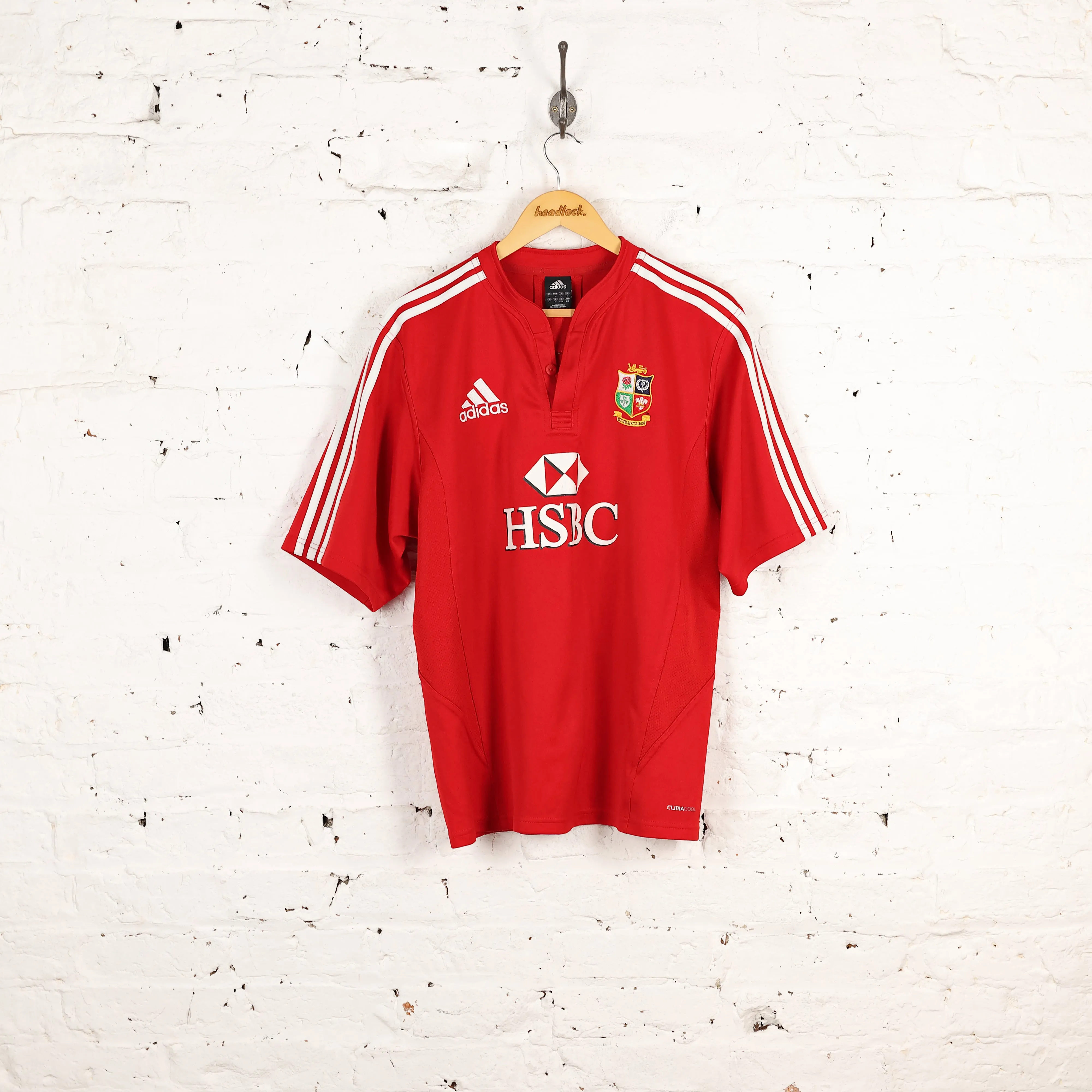 British and Irish Lions 2009 Tour Rugby Shirt - Red - L