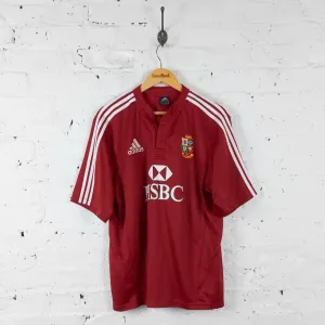 British and Irish Lions Adidas 2009 Rugby Shirt - Red - L