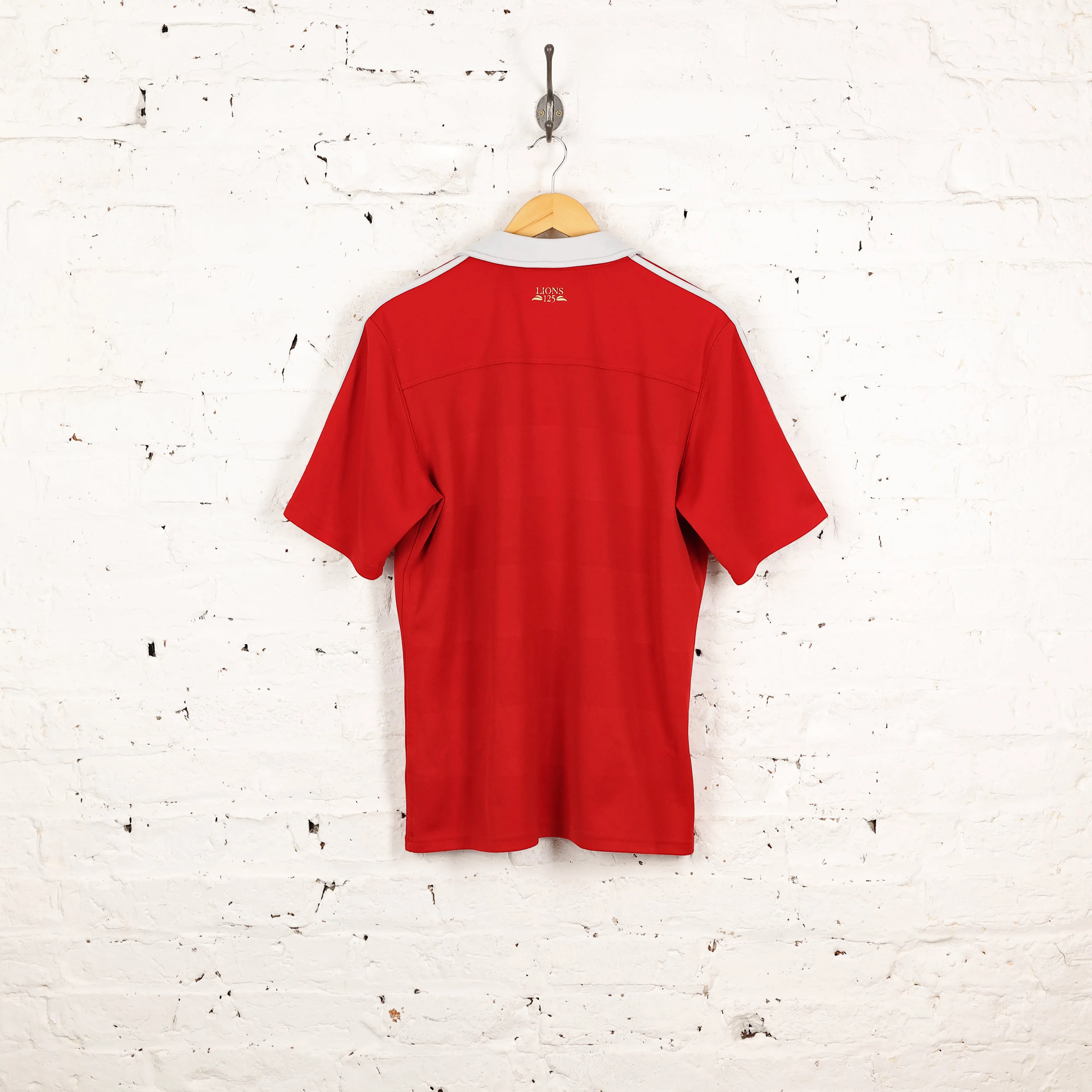 British and Irish Lions Adidas 2013 Rugby Shirt - Red - L