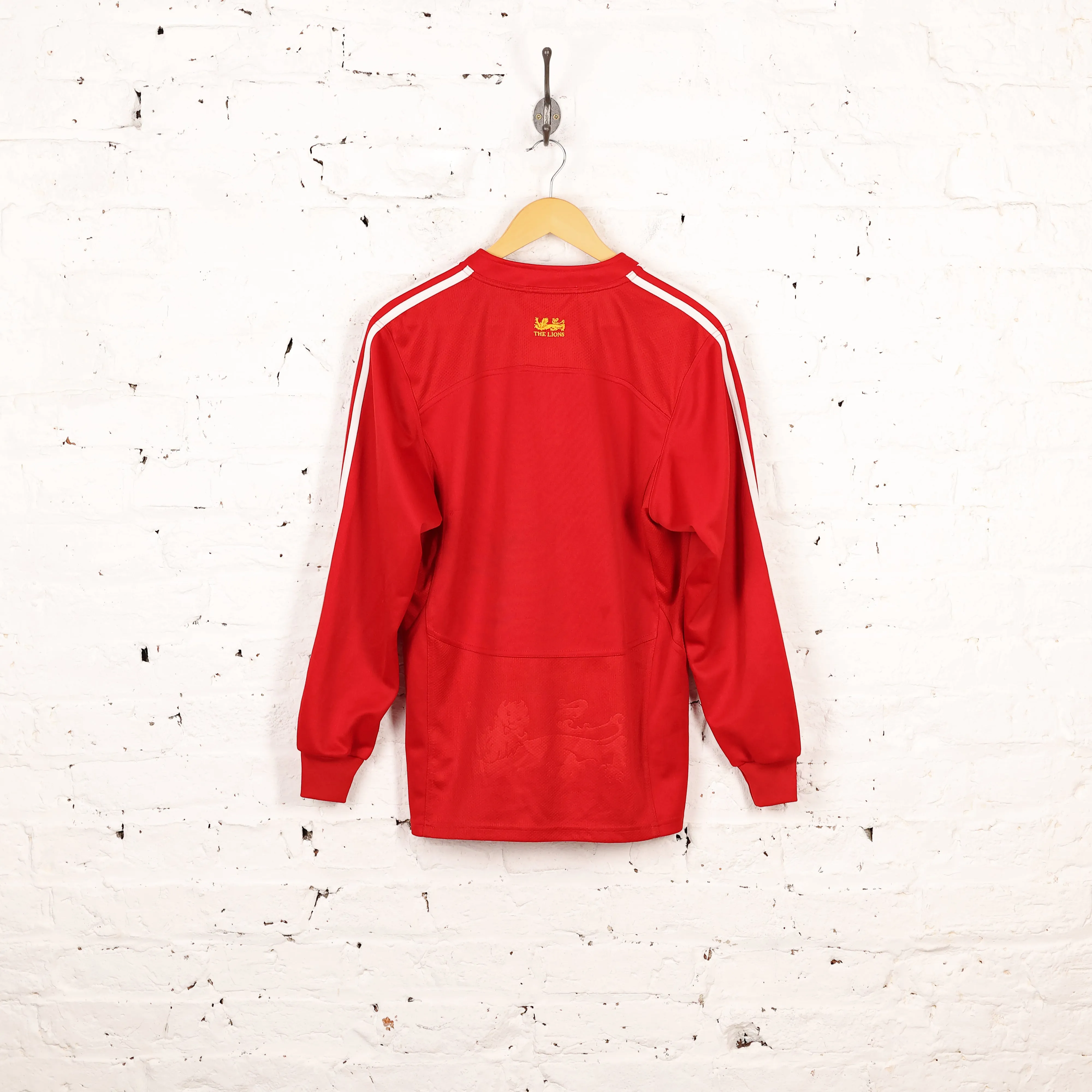 British and Irish Lions Long Sleeve 2009 Tour Rugby Shirt - Red - S