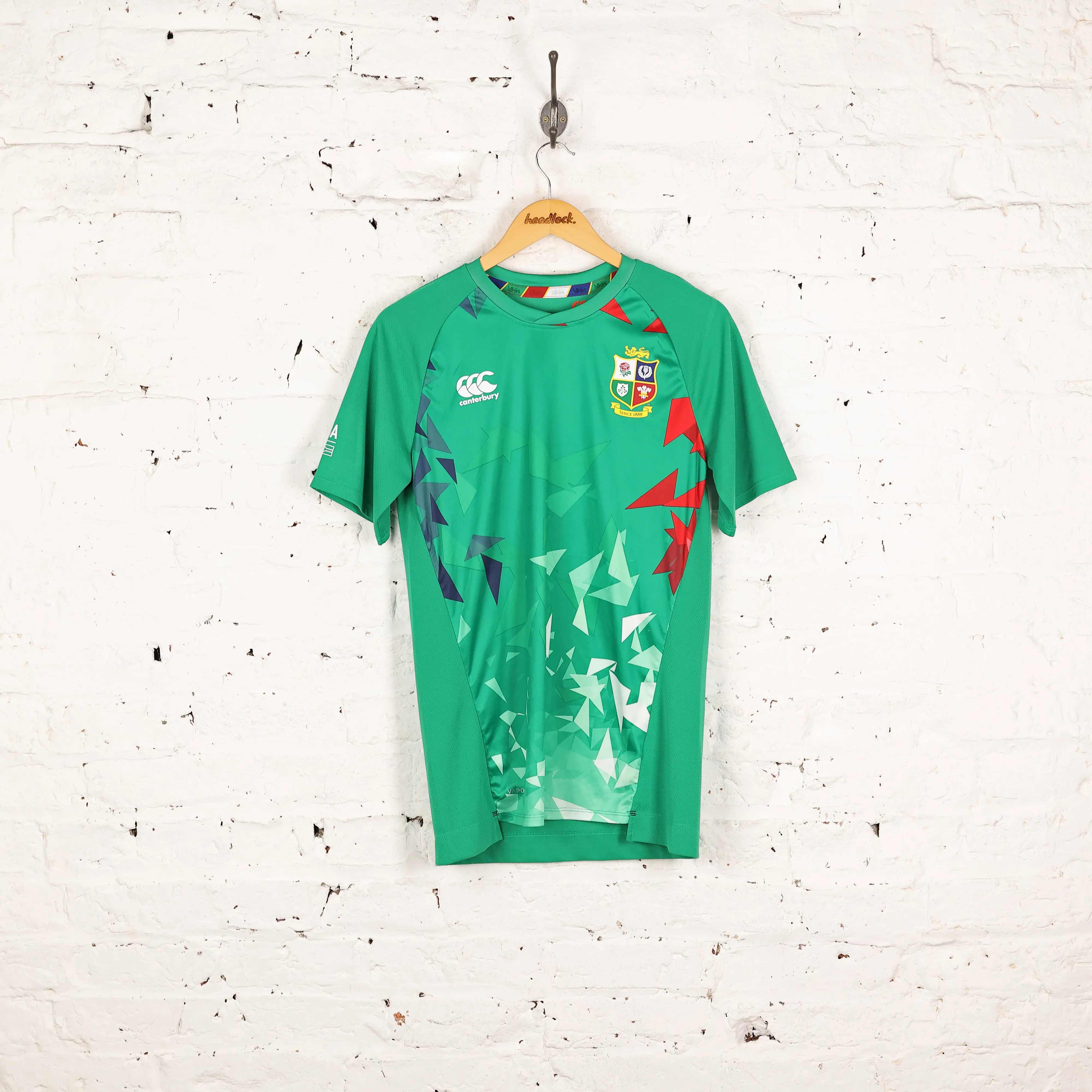 British and Irish Lions Training Top Shirt - Green - S
