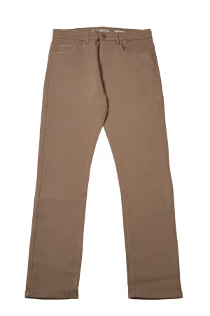 Brown Slim Fit Pants