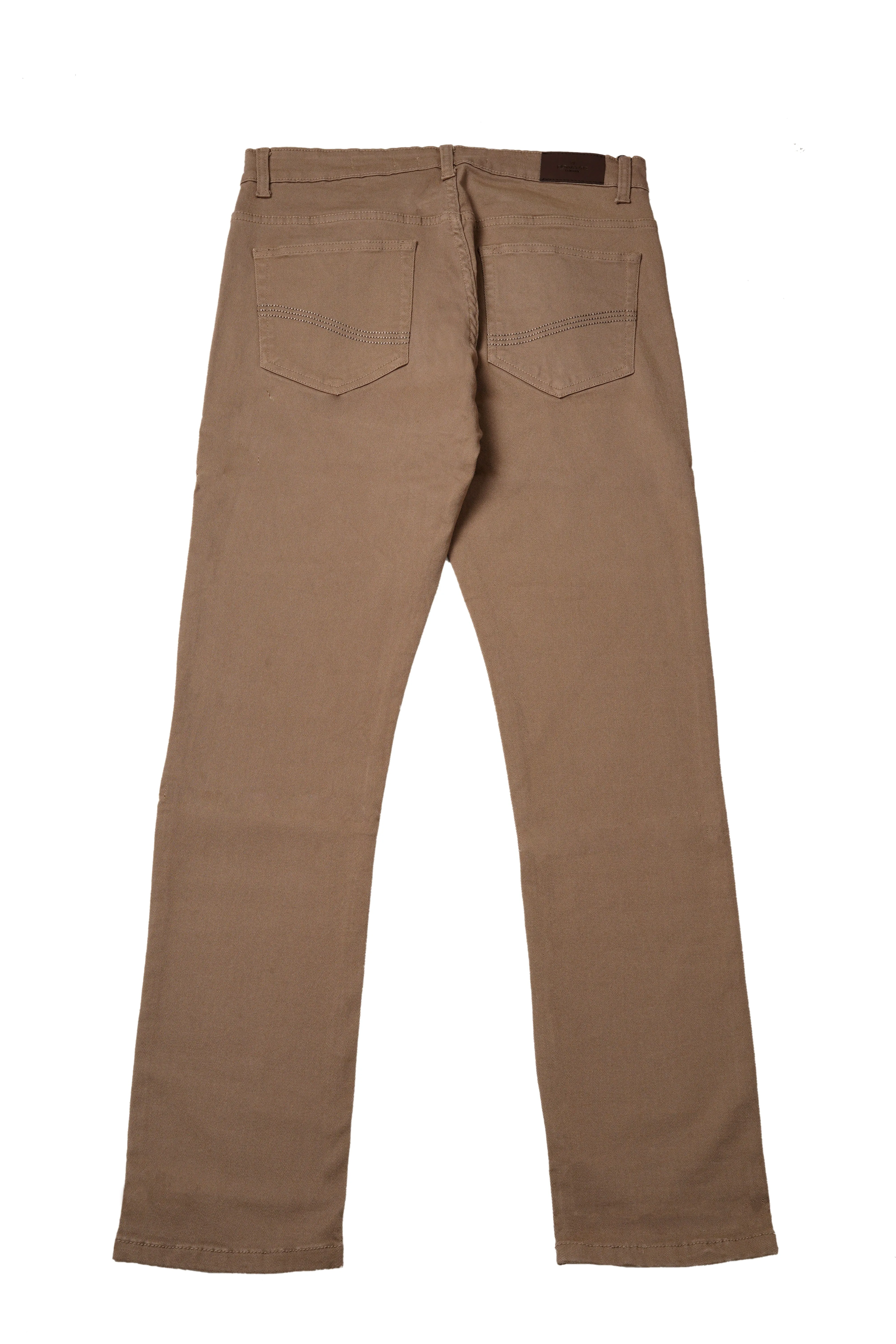 Brown Slim Fit Pants