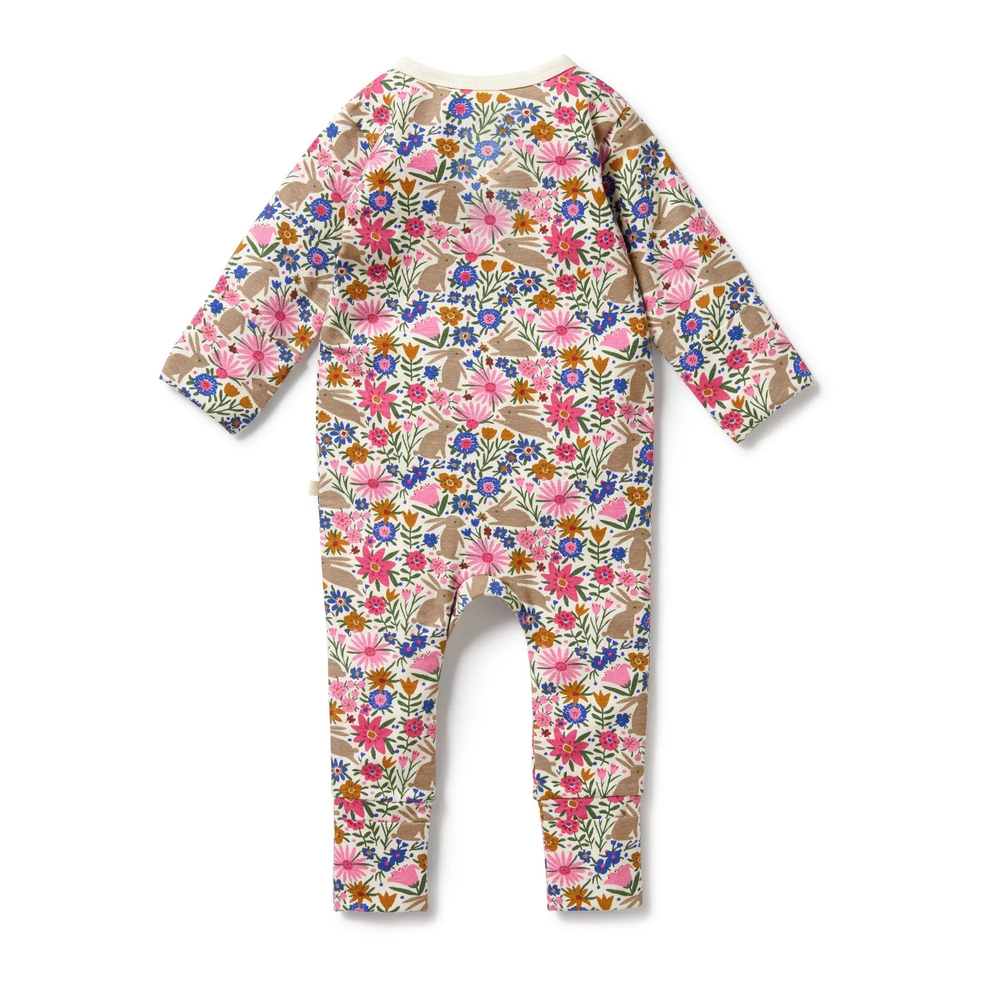 Bunny Hop Organic Zipsuit With Feet