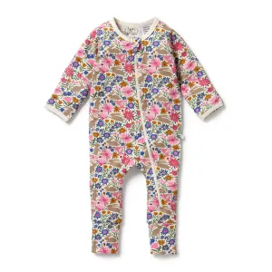 Bunny Hop Organic Zipsuit With Feet
