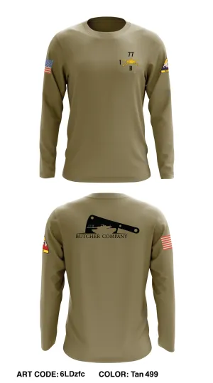 Butcher Co, 1-77 AR Core Men's LS Performance Tee - 6LDzfc