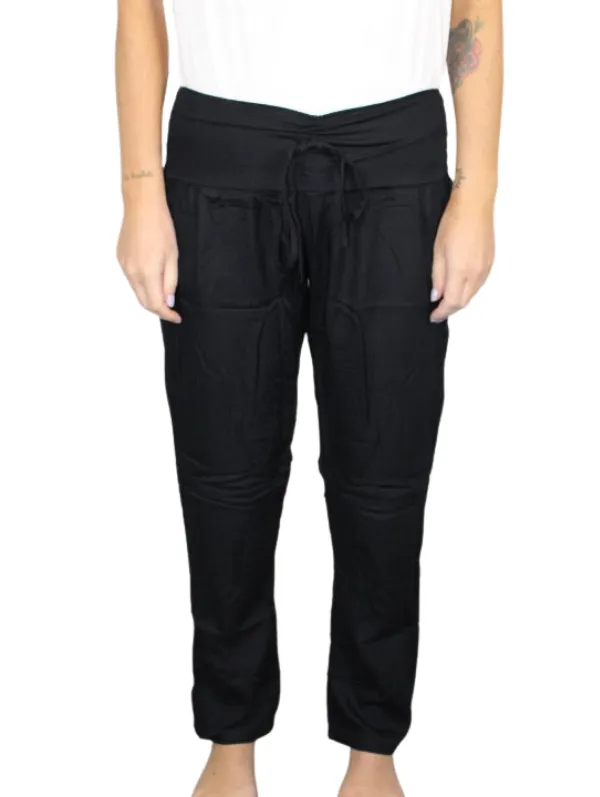 Calana Pants - Black Straight Leg