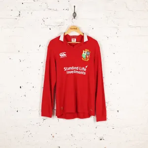 Canterbury British and Irish Lions Long Sleeve Rugby Shirt - Red - S