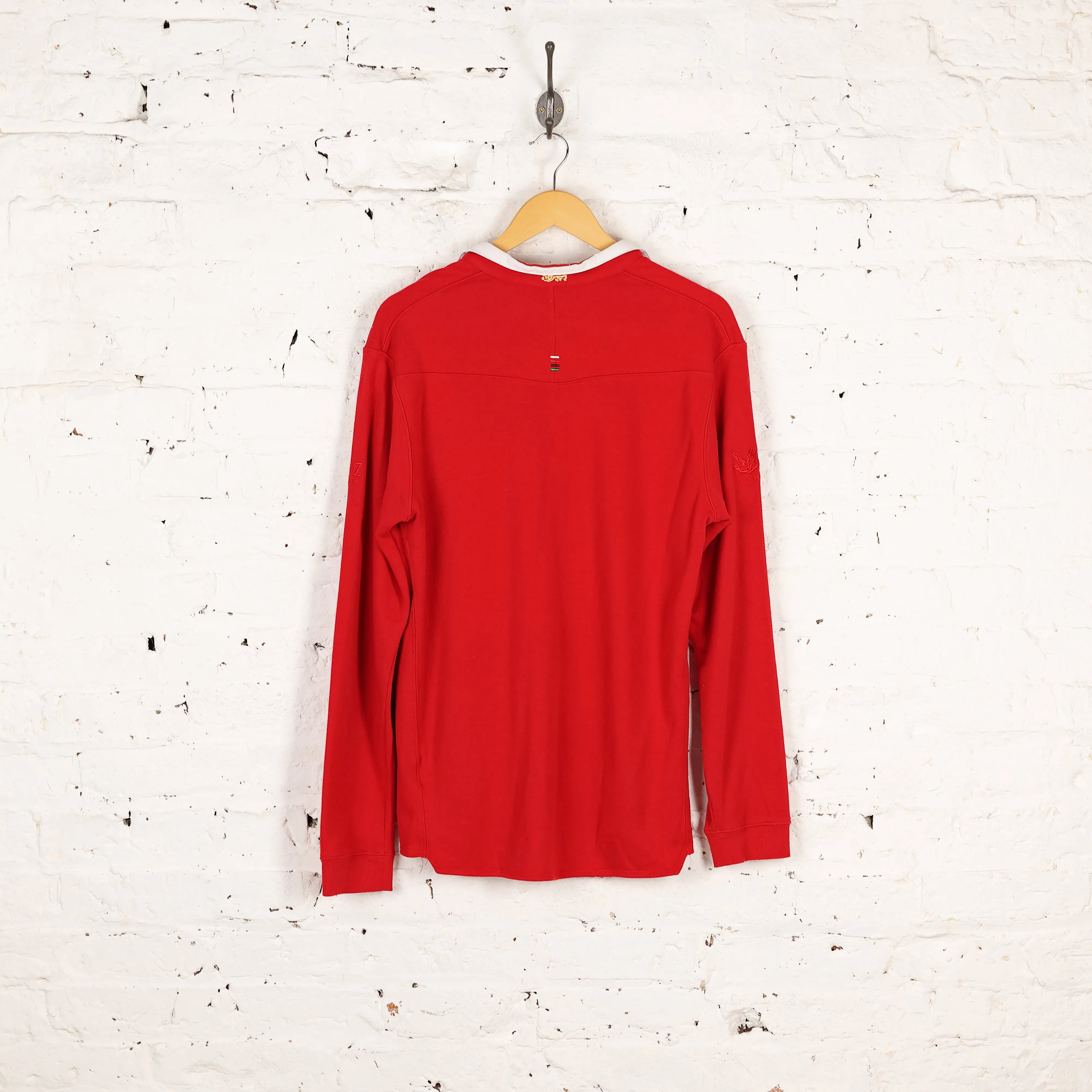 Canterbury British and Irish Lions Long Sleeve Rugby Shirt - Red - S