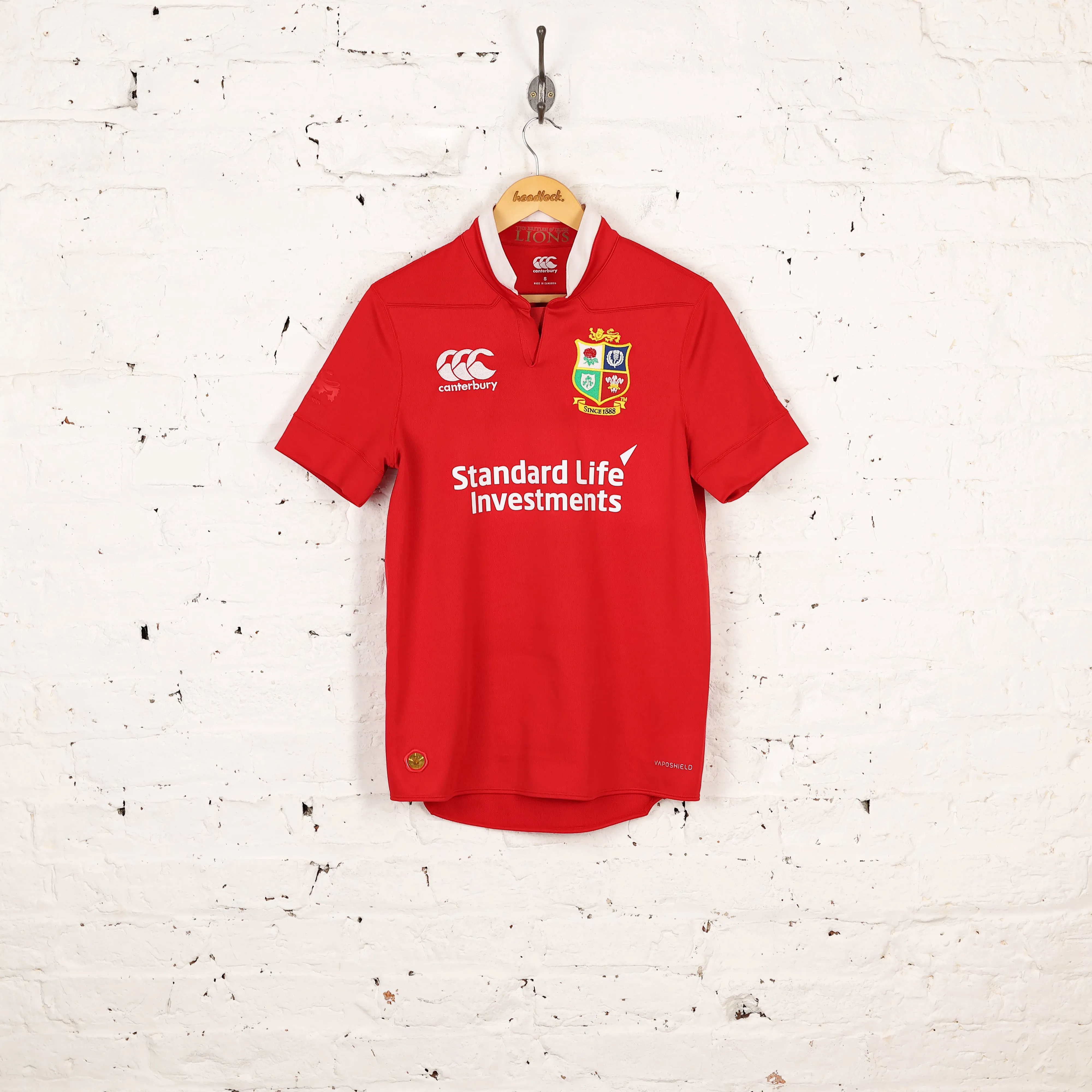 Canterbury British and Irish Lions Rugby Shirt - Red - S