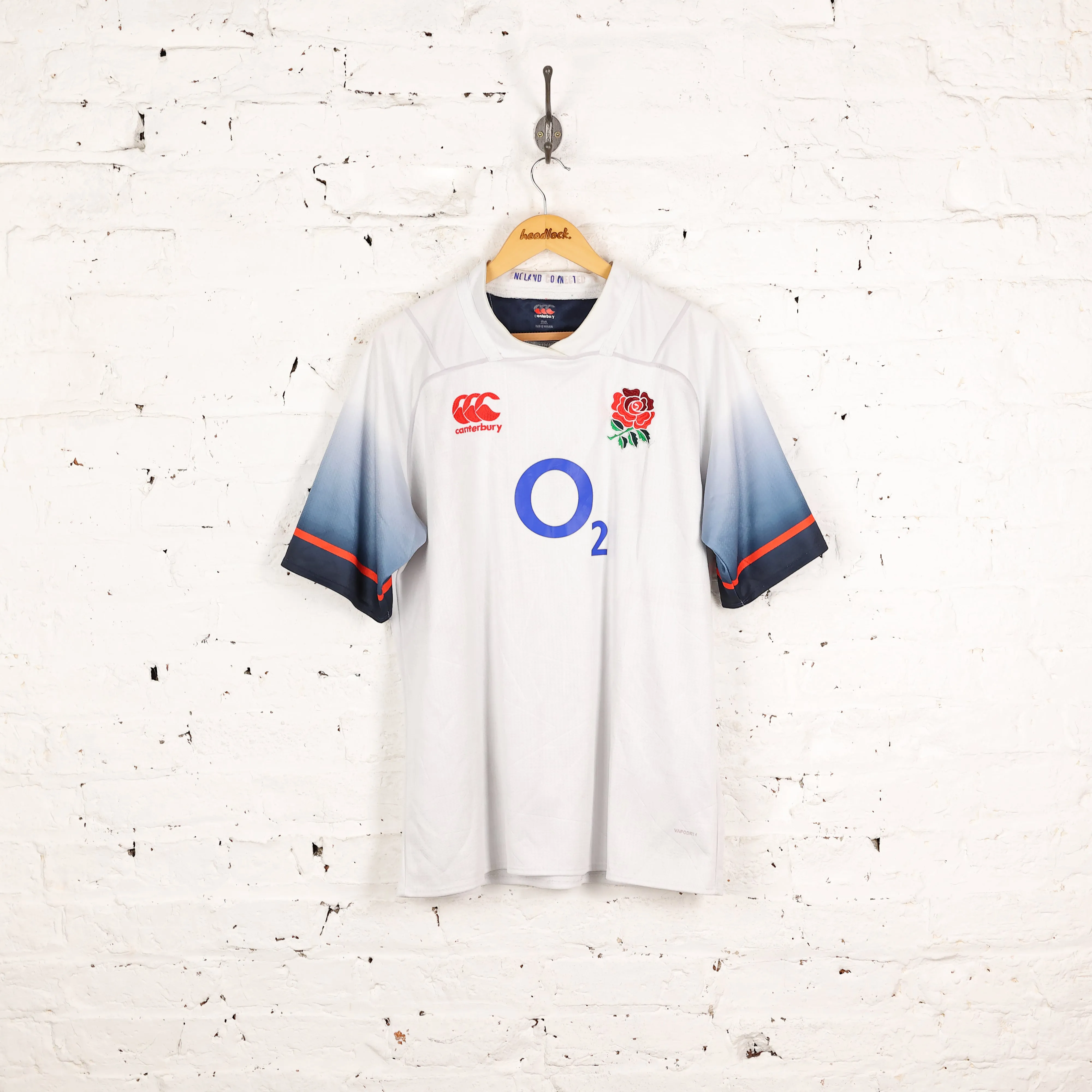 Canterbury England 2017 Home Rugby Shirt - White - XXL