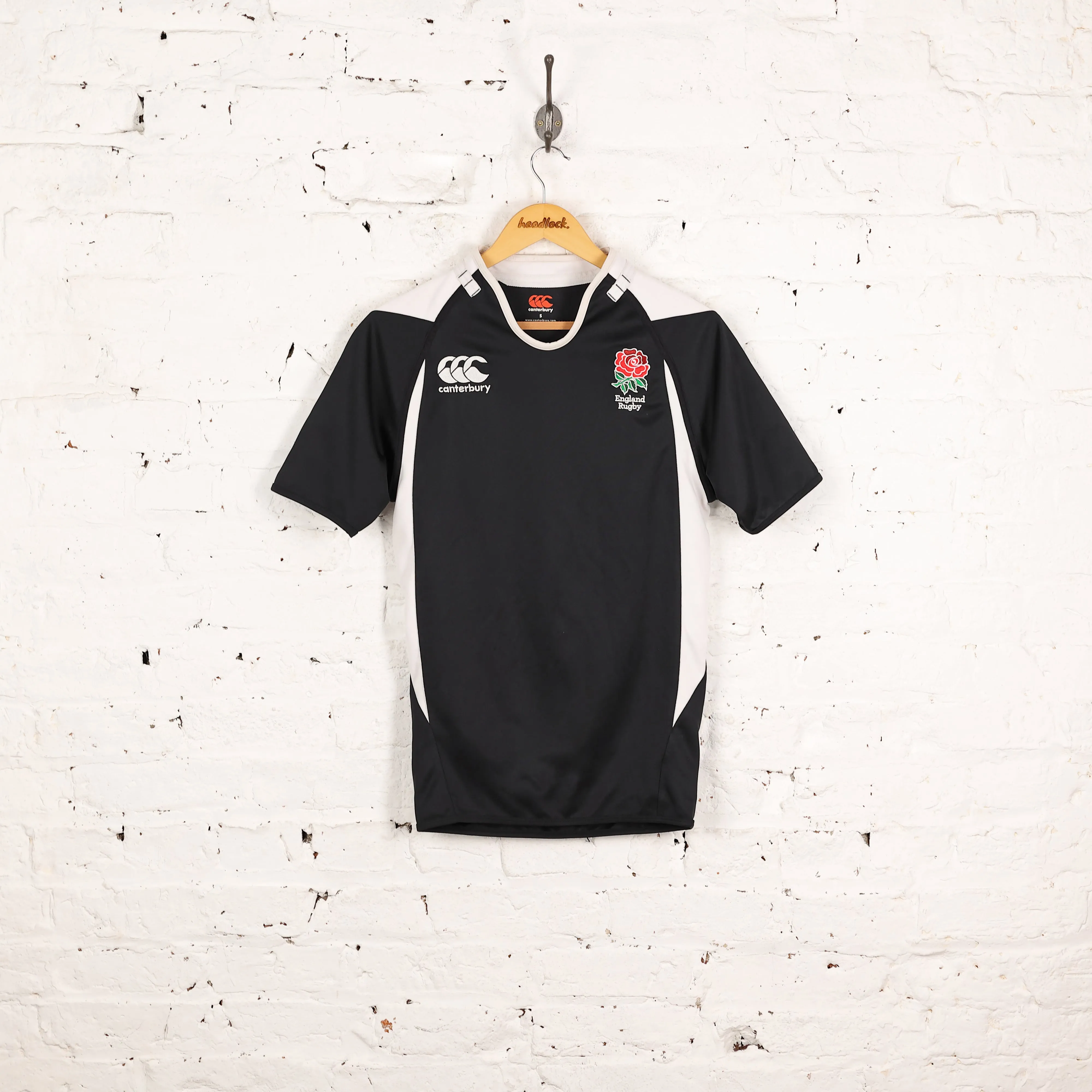 Canterbury England Rugby Shirt - Black - S