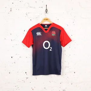 Canterbury England Rugby Training Shirt - Blue - M
