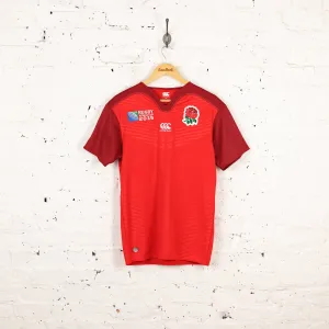 Canterbury England Rugby World Cup 2015 Away Rugby Shirt - Red - M