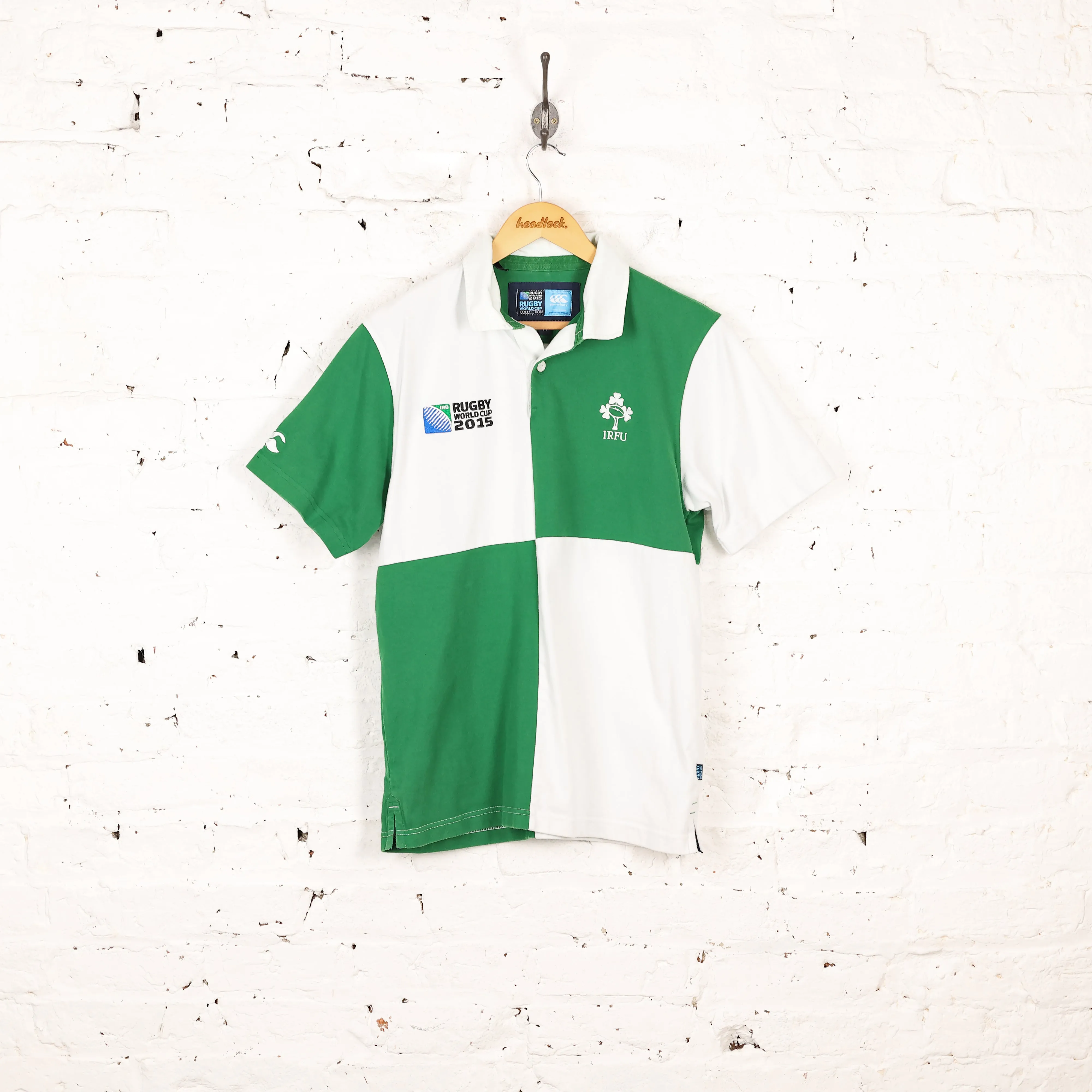 Canterbury Ireland 2015 Rugby World Cup Rugby Shirt - Green - M