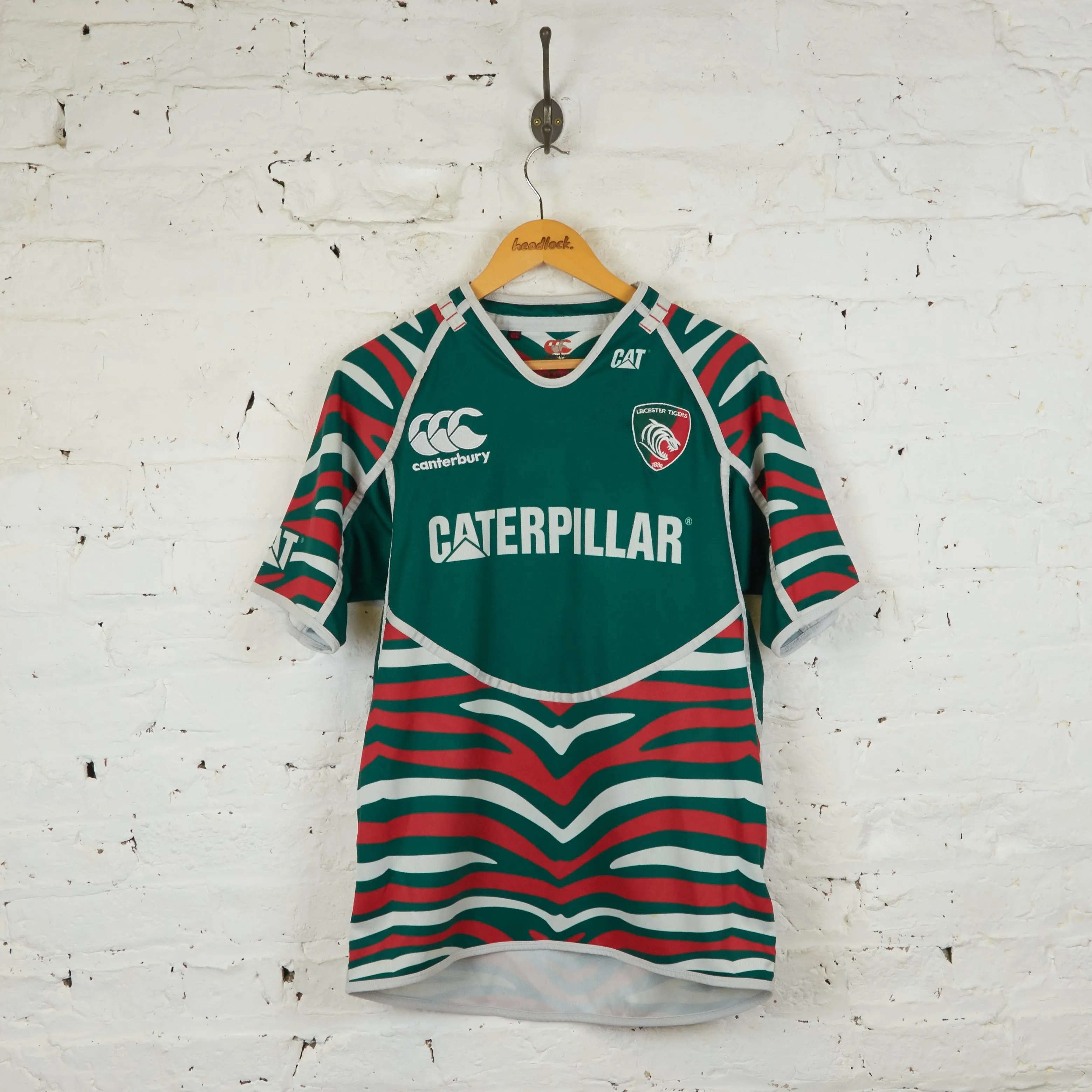 Canterbury Leicester Tigers 2012 Rugby Shirt - Green - L