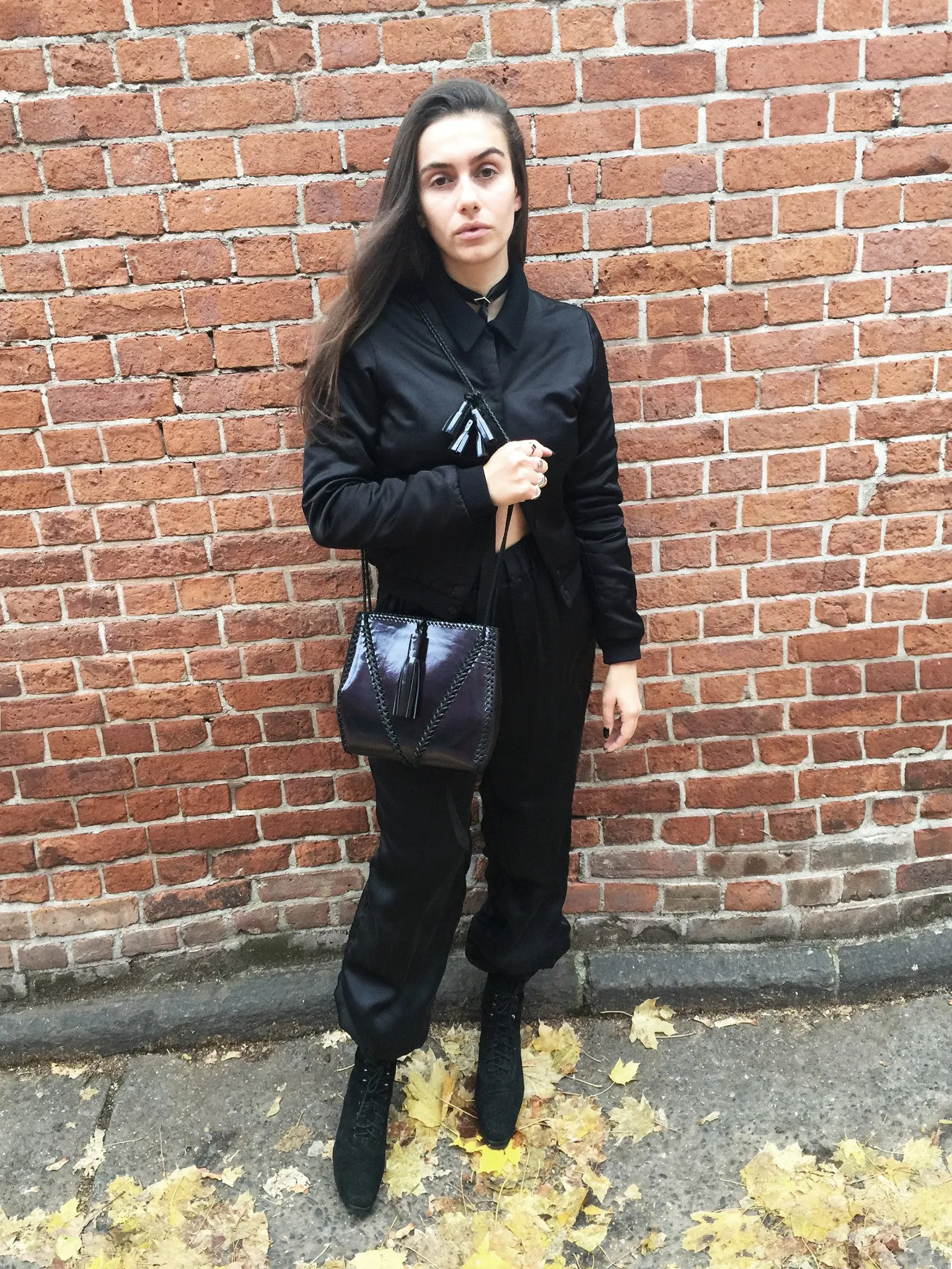 Canvas Coat & Ruche Pants