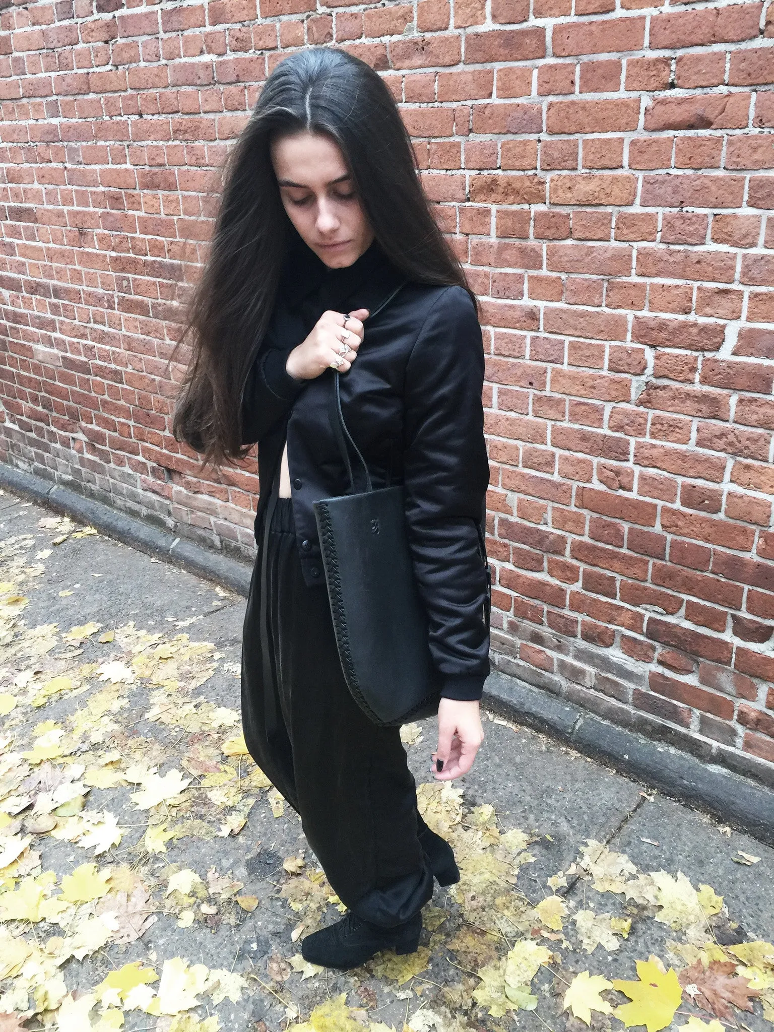 Canvas Coat & Ruche Pants
