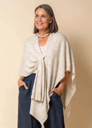 Casilda Shawl in Latte