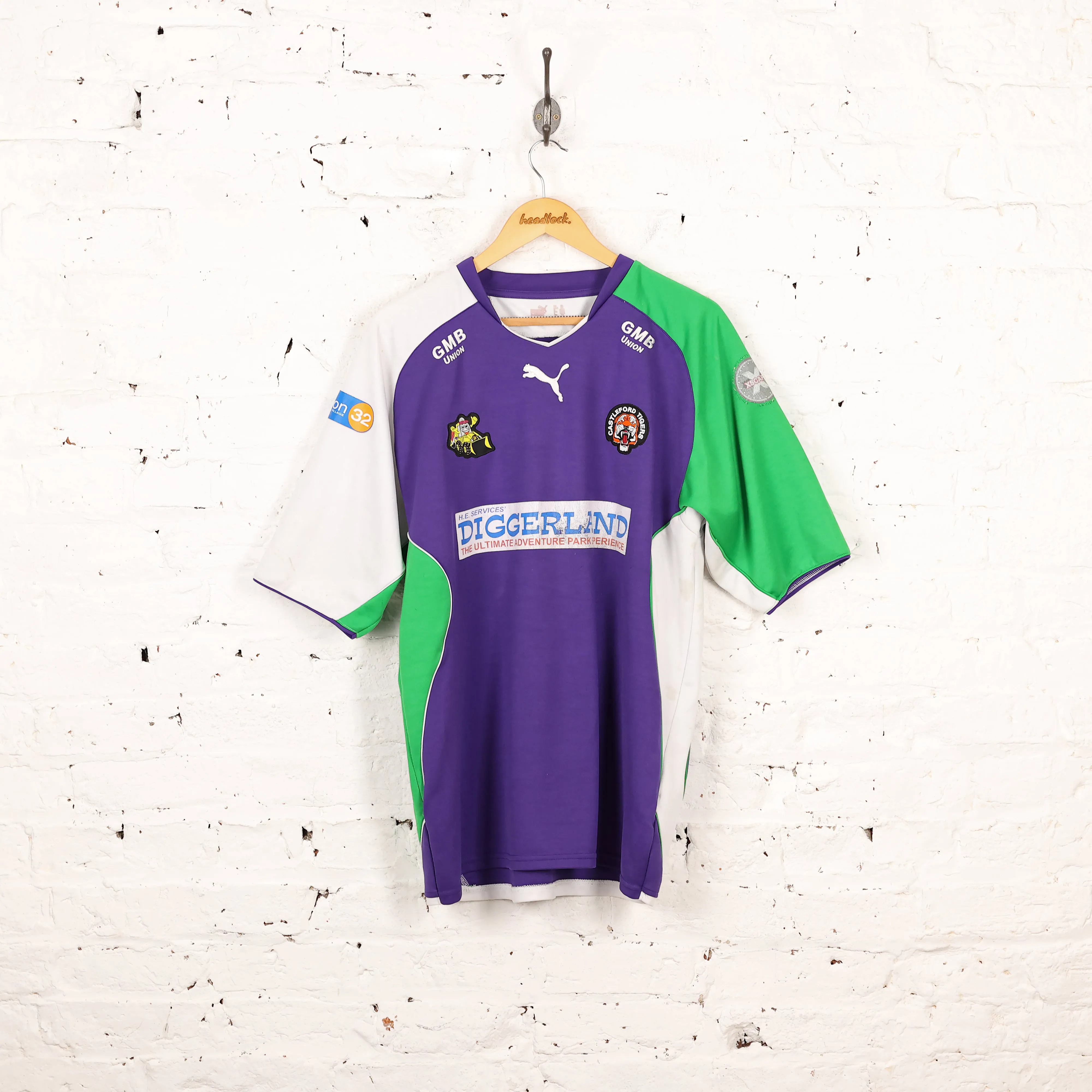 Castleford Tigers Away Rugby Shirt - Purple - XXL