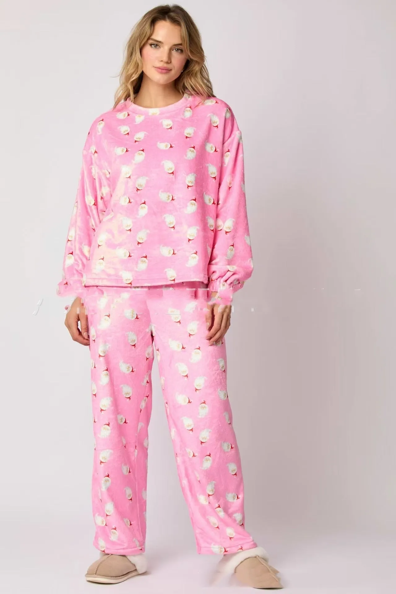 Casual Flannel Pajama Sets
