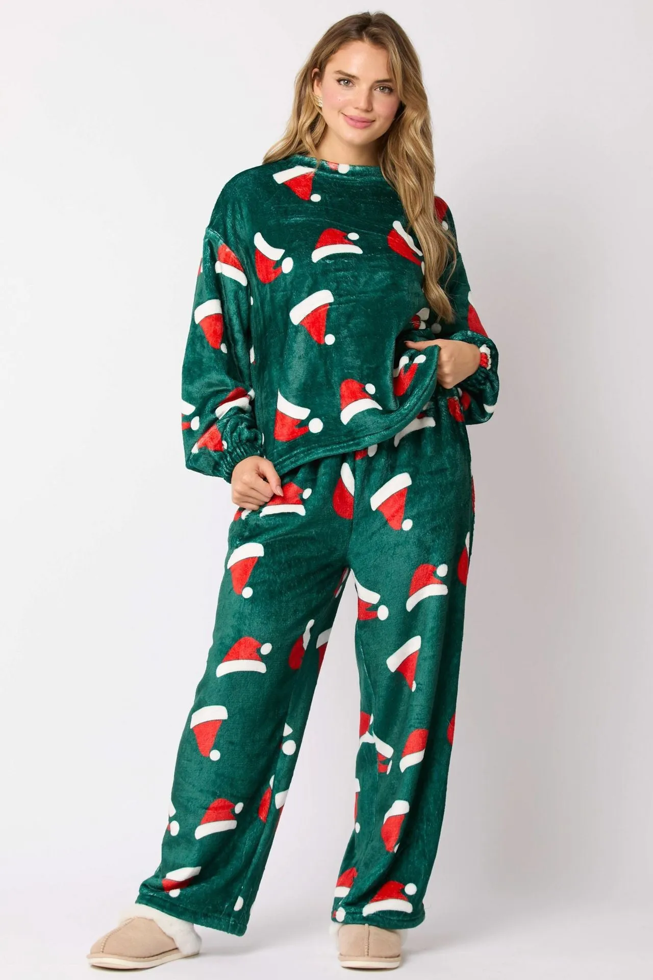 Casual Flannel Pajama Sets