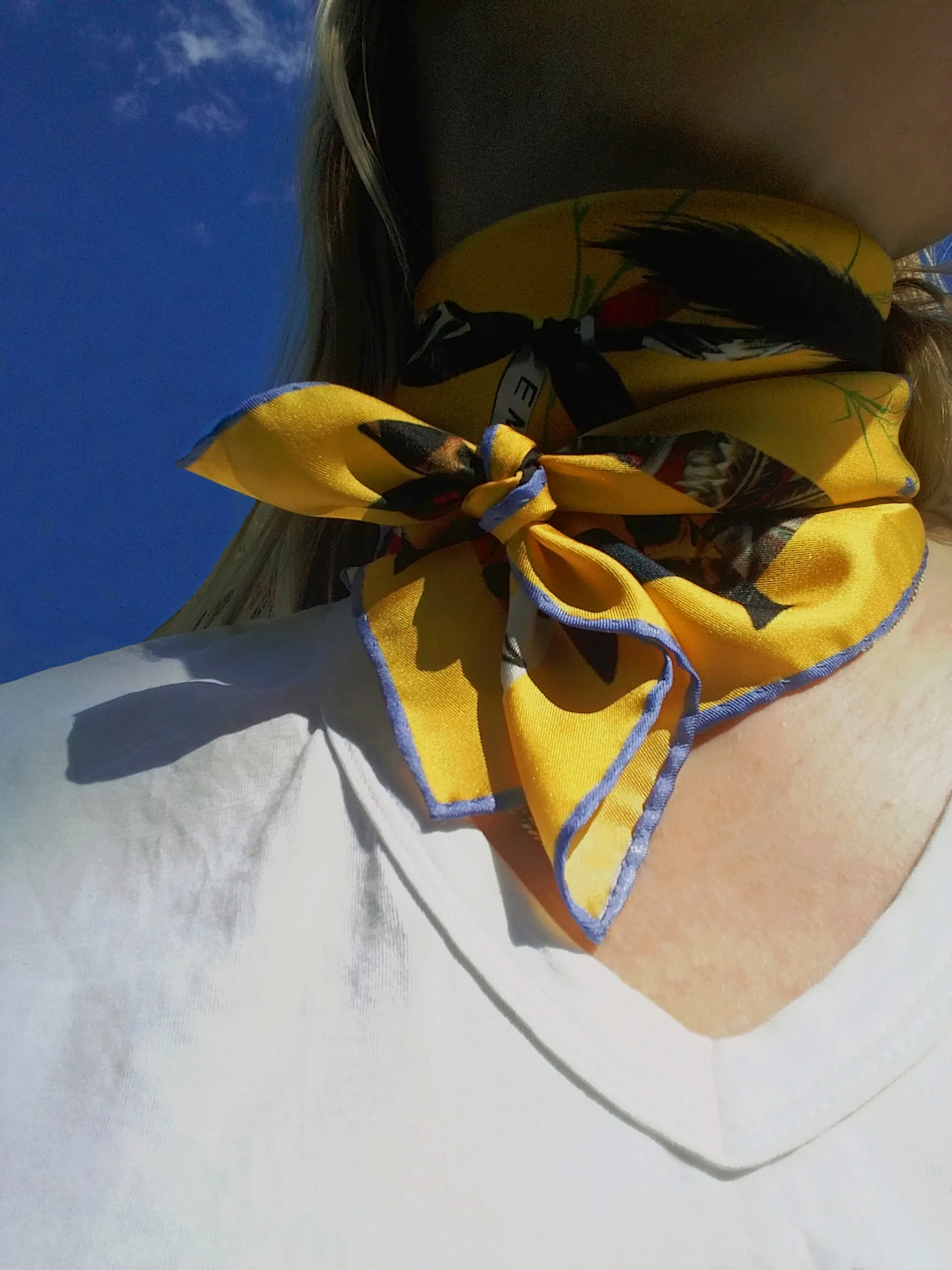 Cat Sauvage Sun Silk Scarf