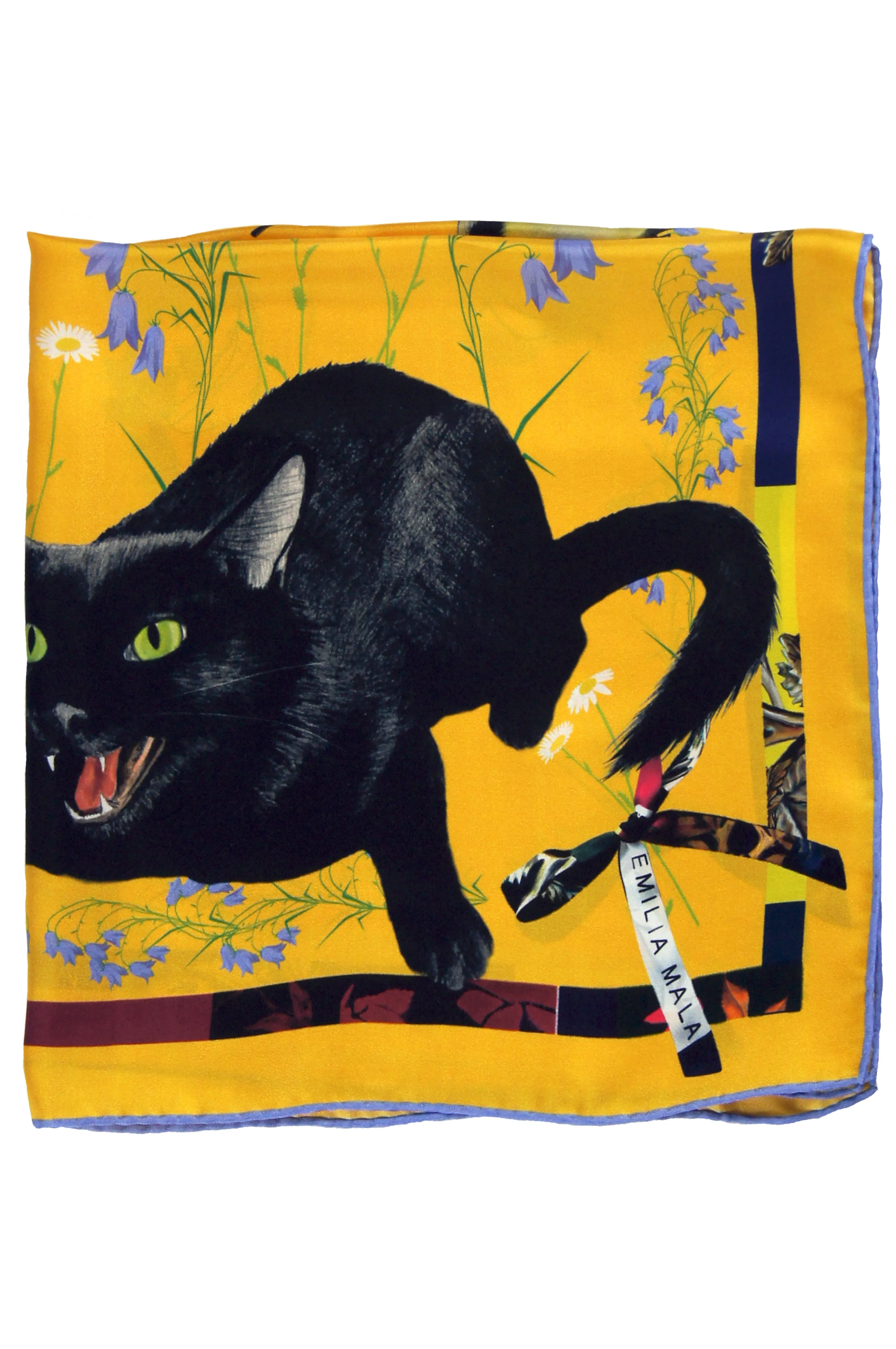 Cat Sauvage Sun Silk Scarf