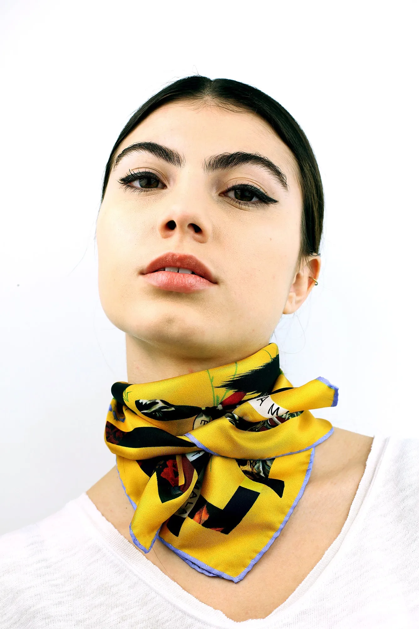 Cat Sauvage Sun Silk Scarf