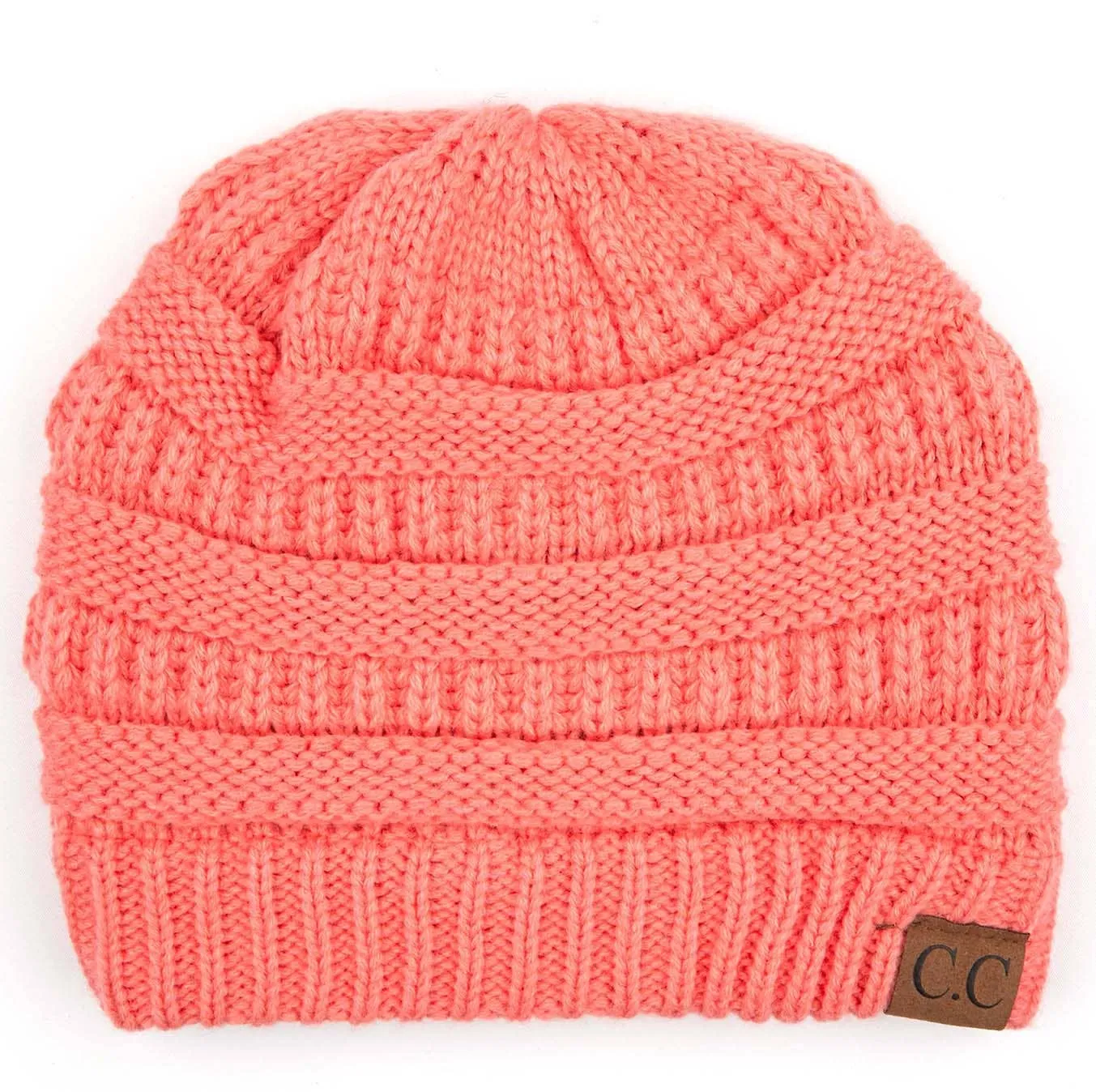 C.C Best Selling Cable Knit Classic Beanie Winter Hat