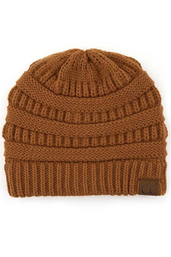 C.C Best Selling Cable Knit Classic Beanie Winter Hat
