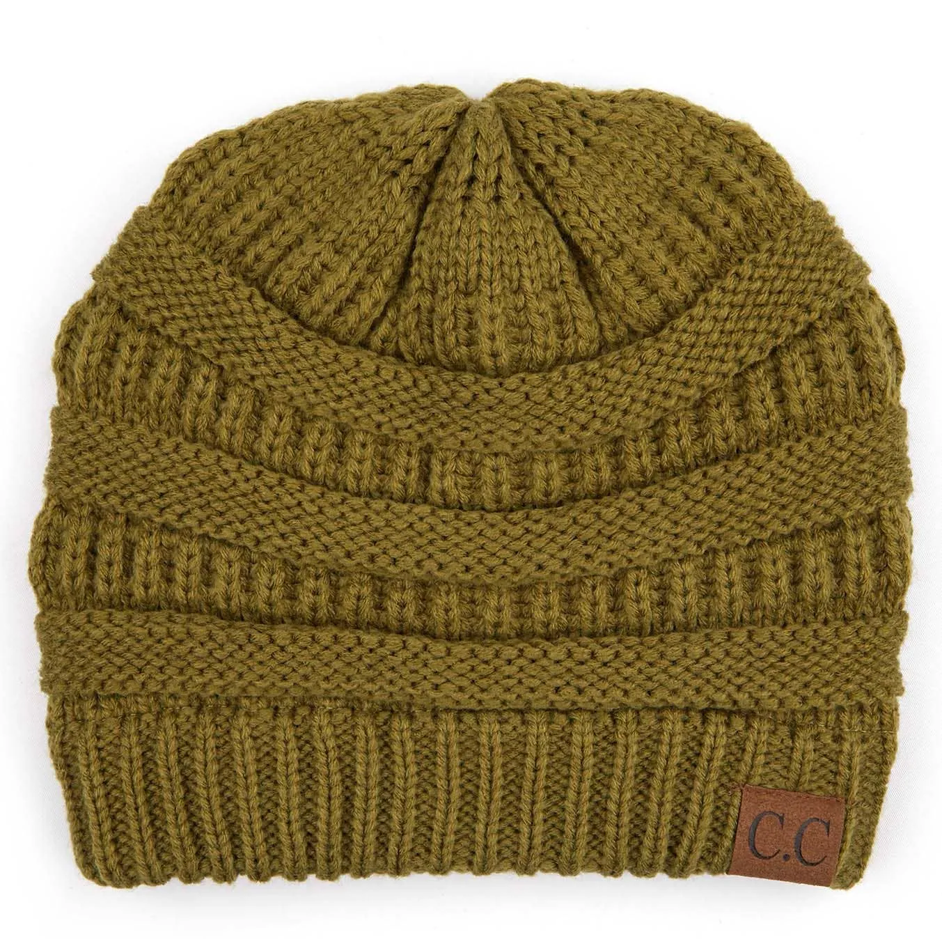 C.C Best Selling Cable Knit Classic Beanie Winter Hat