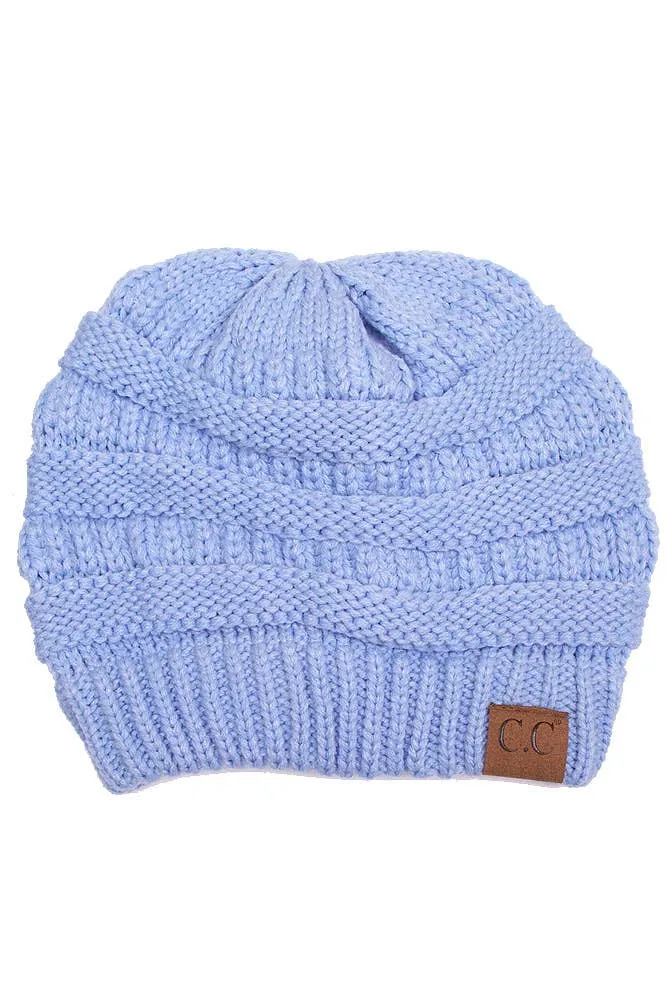 C.C Best Selling Cable Knit Classic Beanie Winter Hat