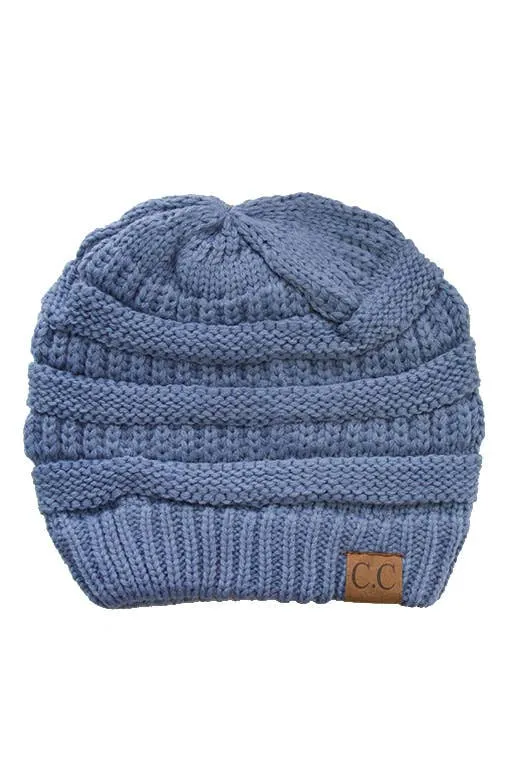 C.C Best Selling Cable Knit Classic Beanie Winter Hat