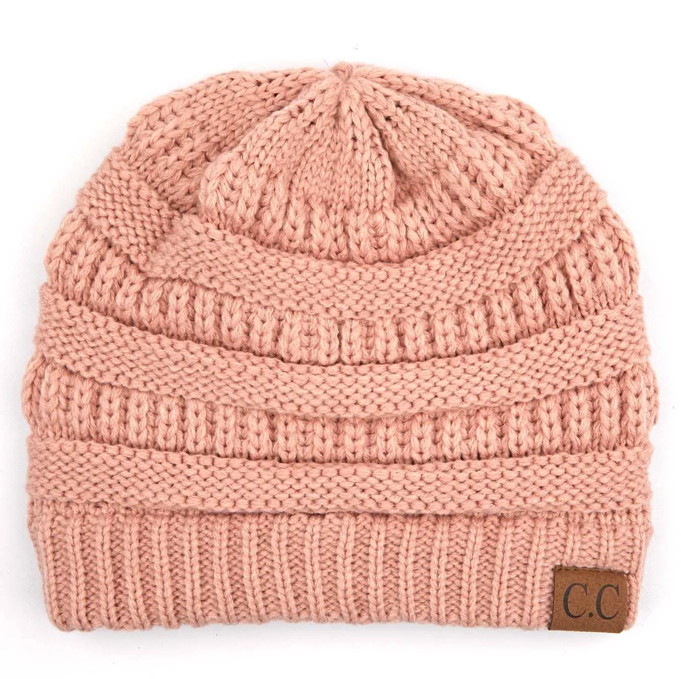 C.C Best Selling Cable Knit Classic Beanie Winter Hat
