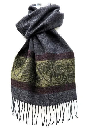 Celtic Circle Craggy Jacquard Scarf