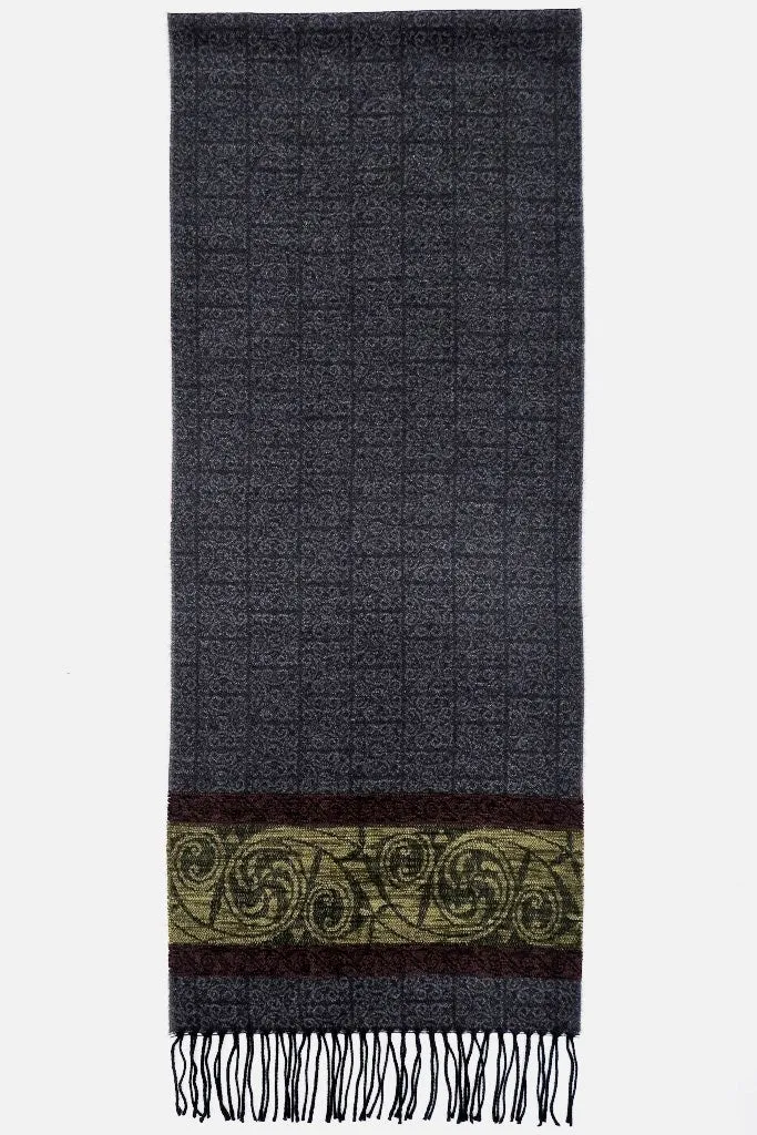 Celtic Circle Craggy Jacquard Scarf