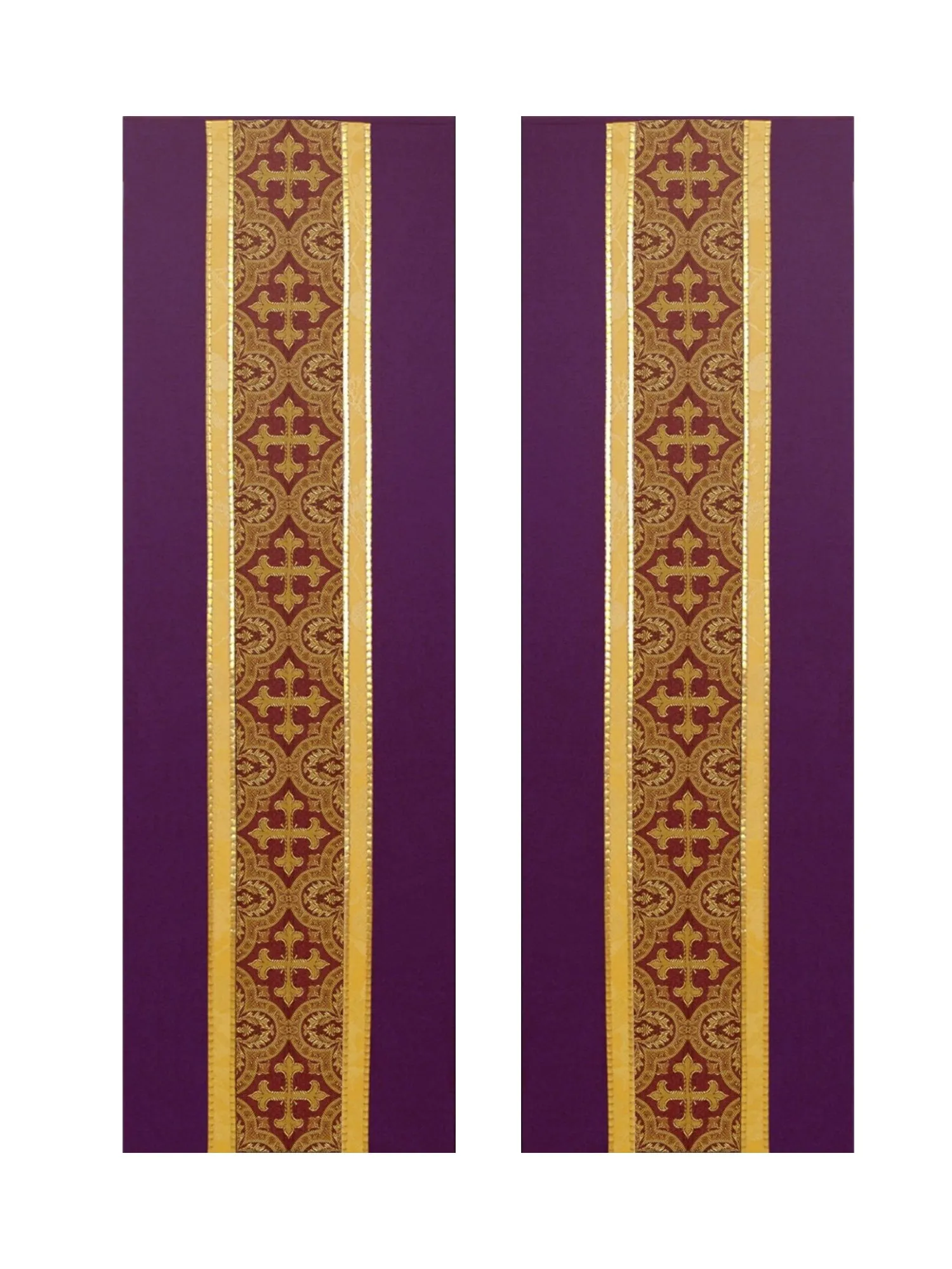 Central Brocade Band <br> Altar Scarves