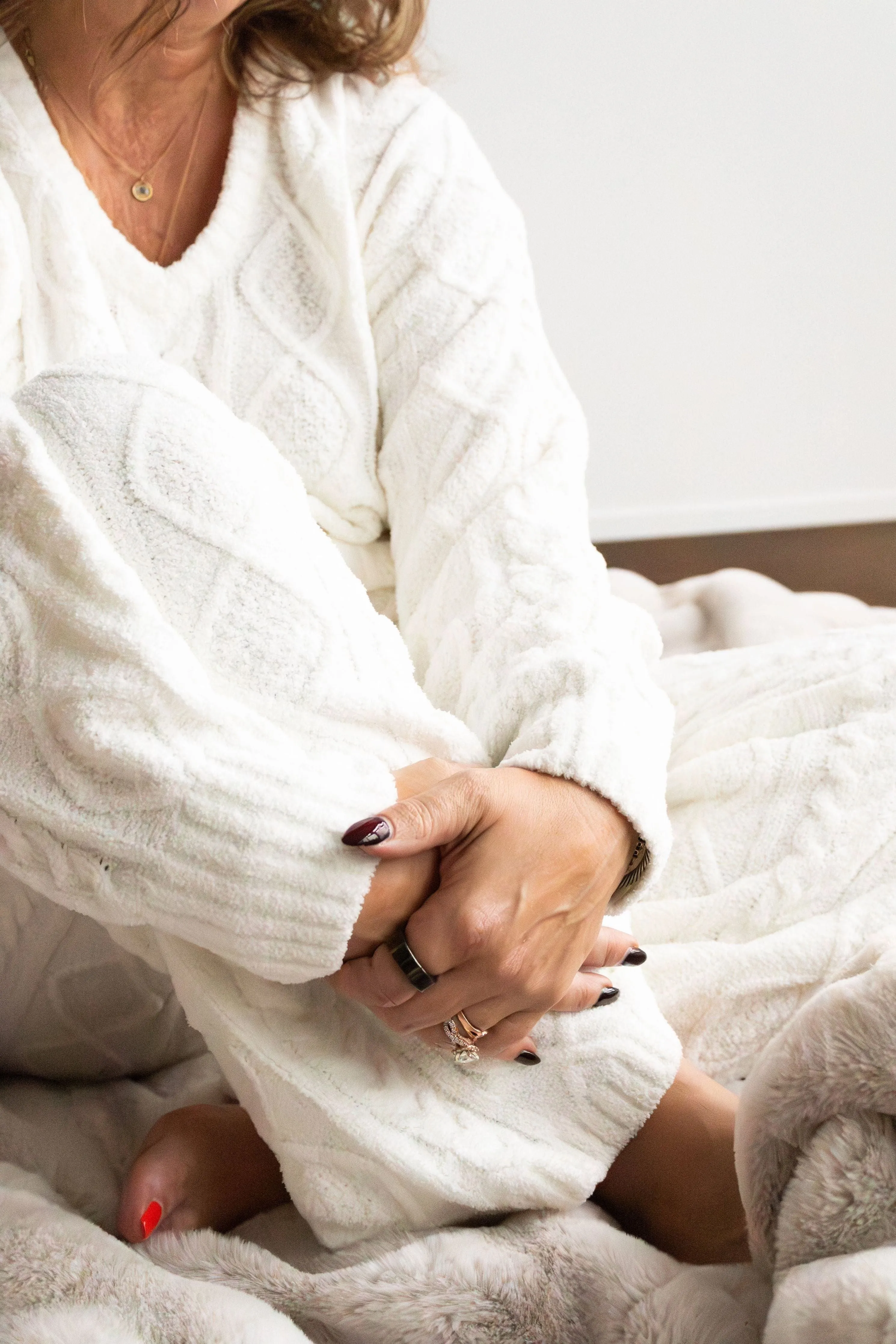 Chenille Ivory Pants
