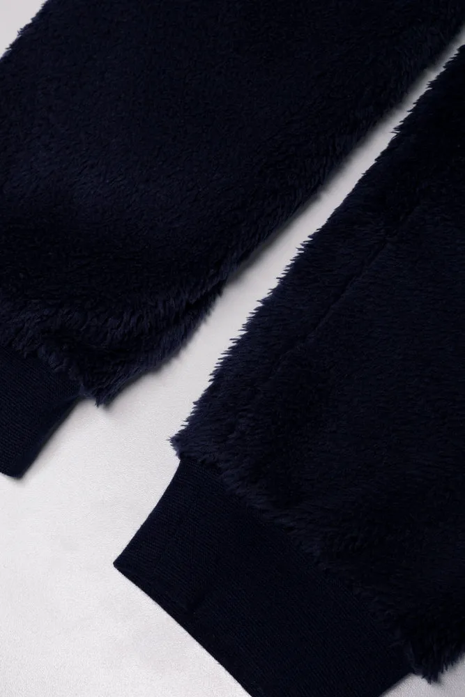 Chilling Long Sleeve Pyjamas Navy