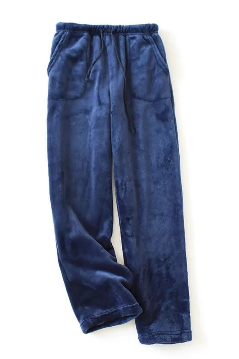 Chouyatou Womens Plaid Fluffy Pajama Pants Fuzzy Fleece Cozy Lounge Pants with Pockets Winter Warm Pj Bottoms