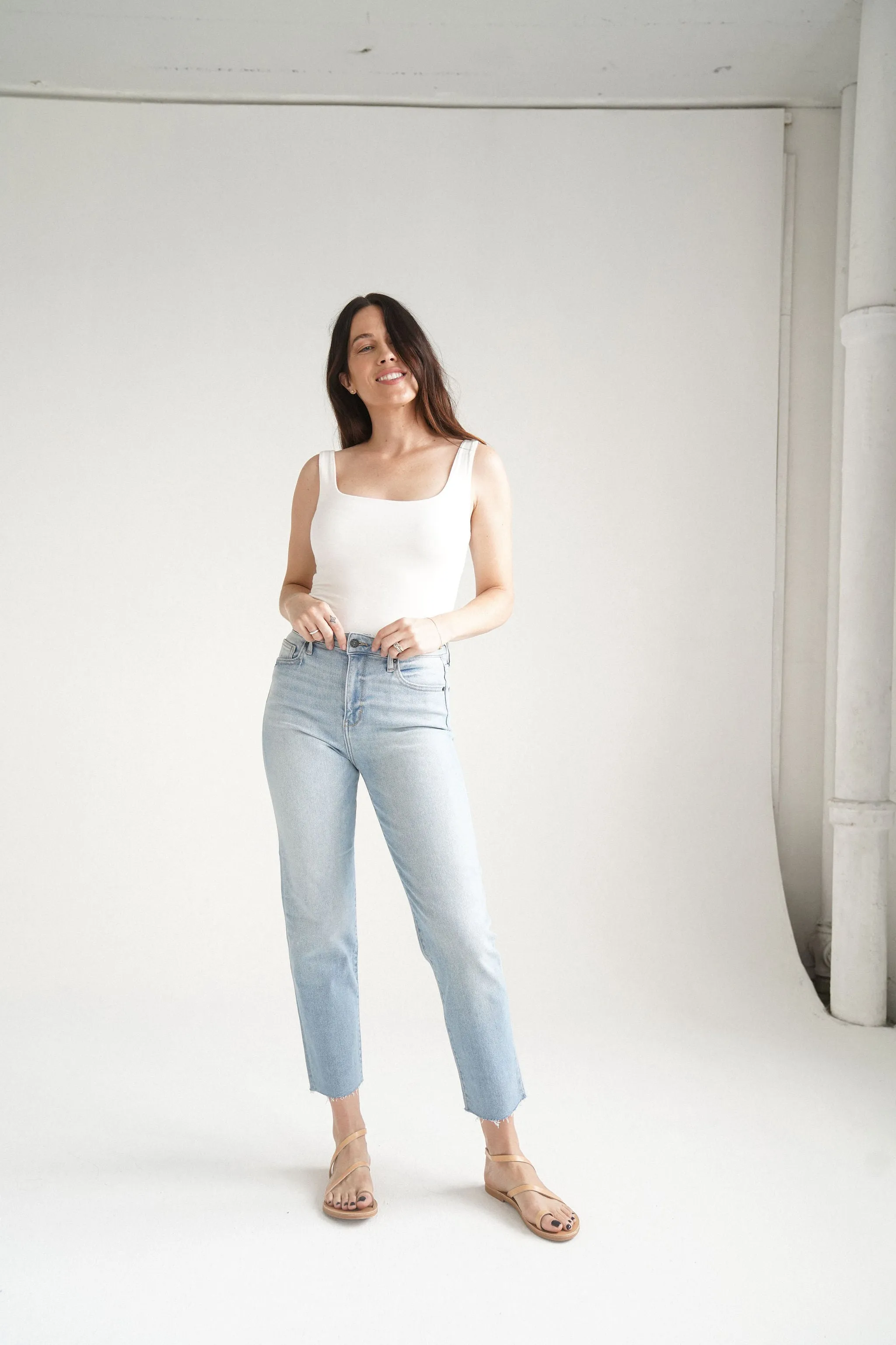 Chrissy Classic Straight Leg Jeans