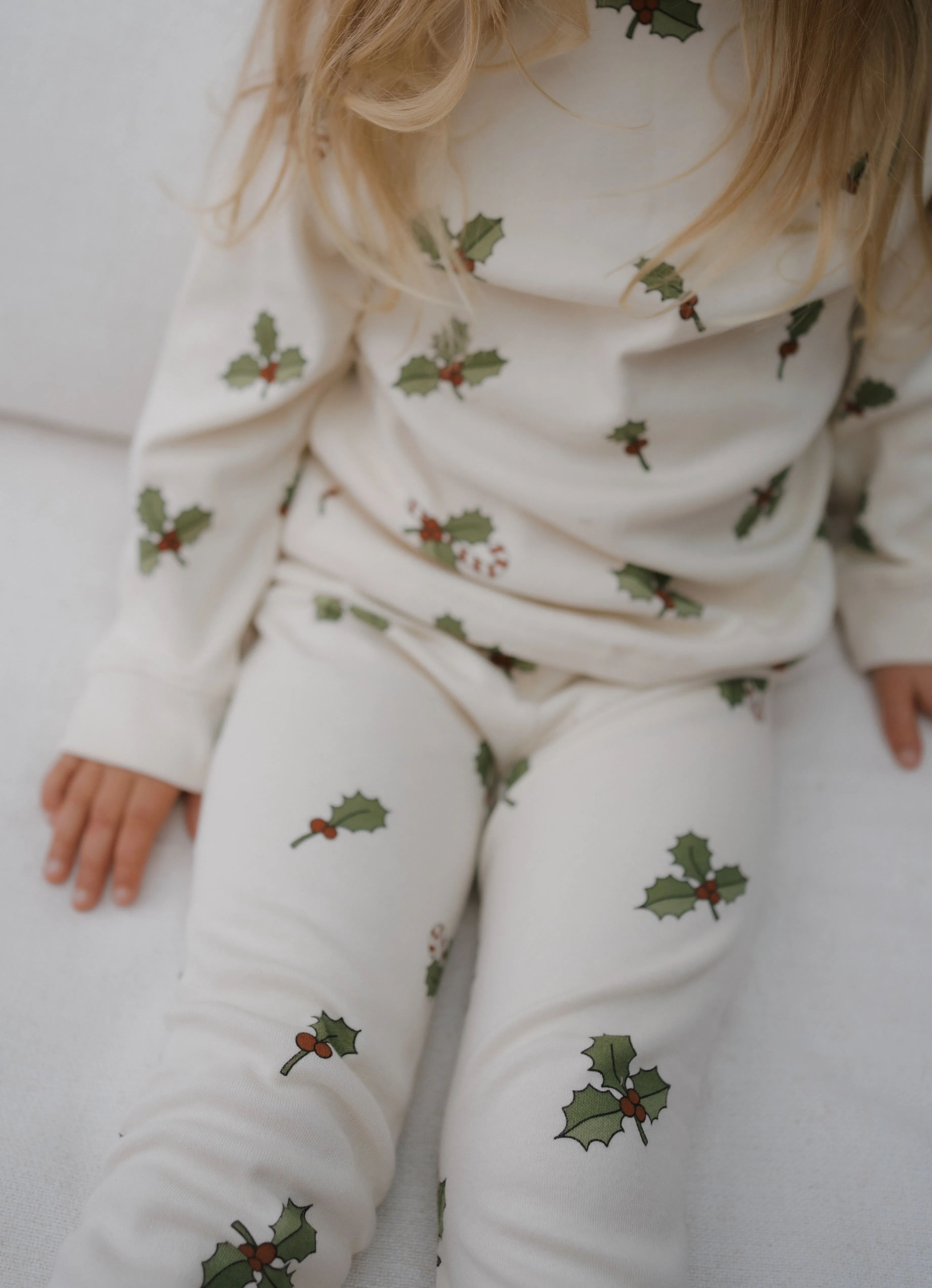 Christmas Holly Slim Pyjamas