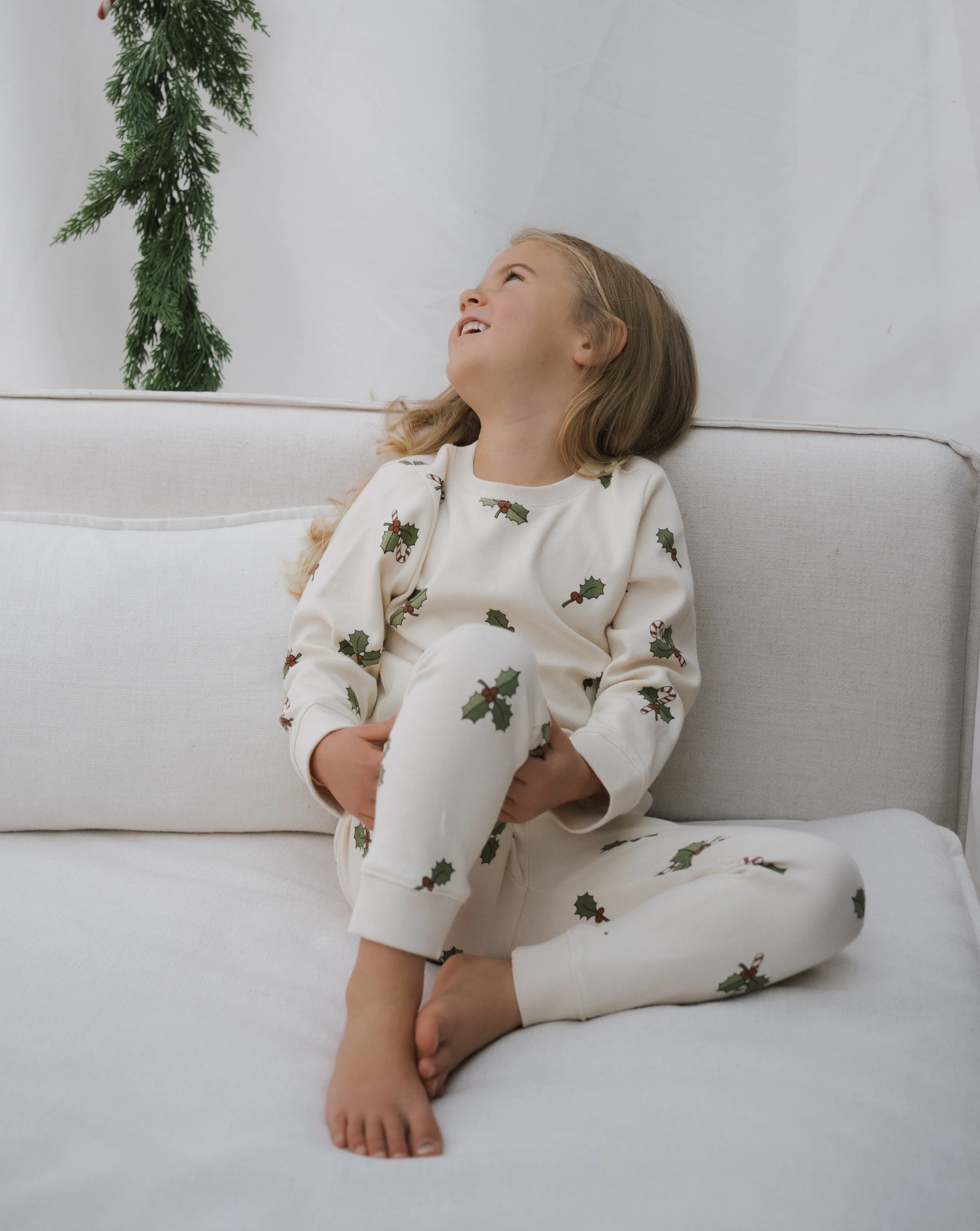 Christmas Holly Slim Pyjamas