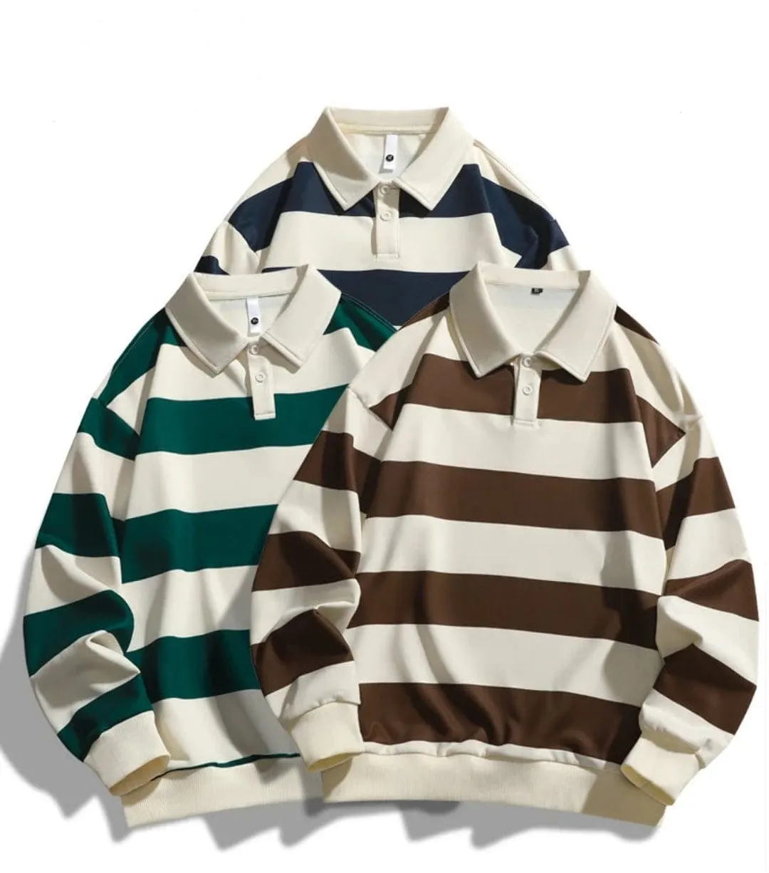 Christopher Mosley Rugby Stripe Pullover