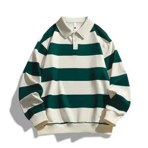 Christopher Mosley Rugby Stripe Pullover