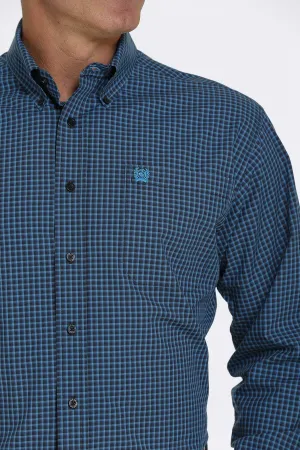 Cinch Mens Plaid Button Down Shirt - MTW1105439
